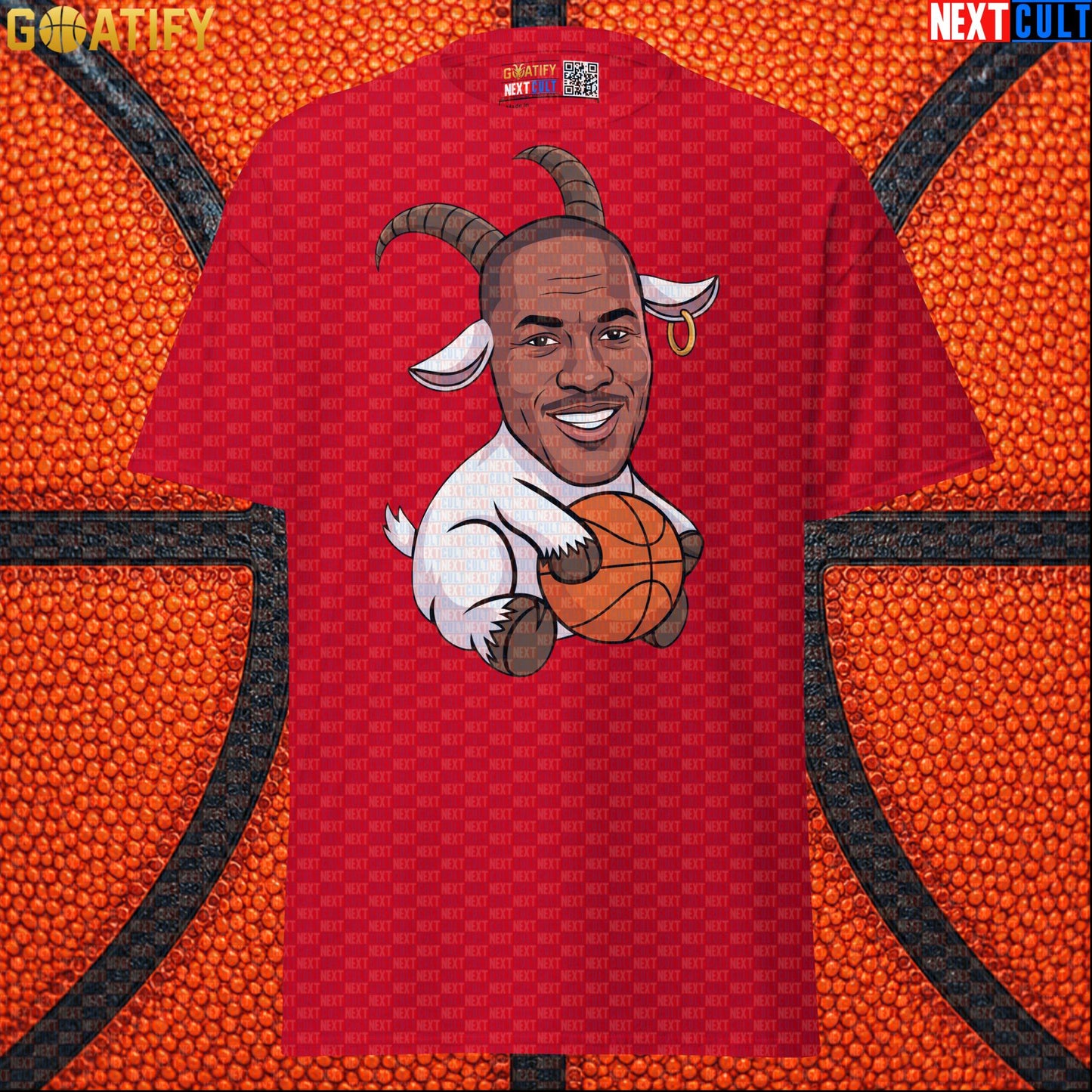Michael Jordan T-Shirt - GOAT Chicago Bulls Basketball Graphic Tee Gift for Jordan NBA Fans |  | ["Basketball", "Chicago Bulls", "Michael Jordan", "NBA"]