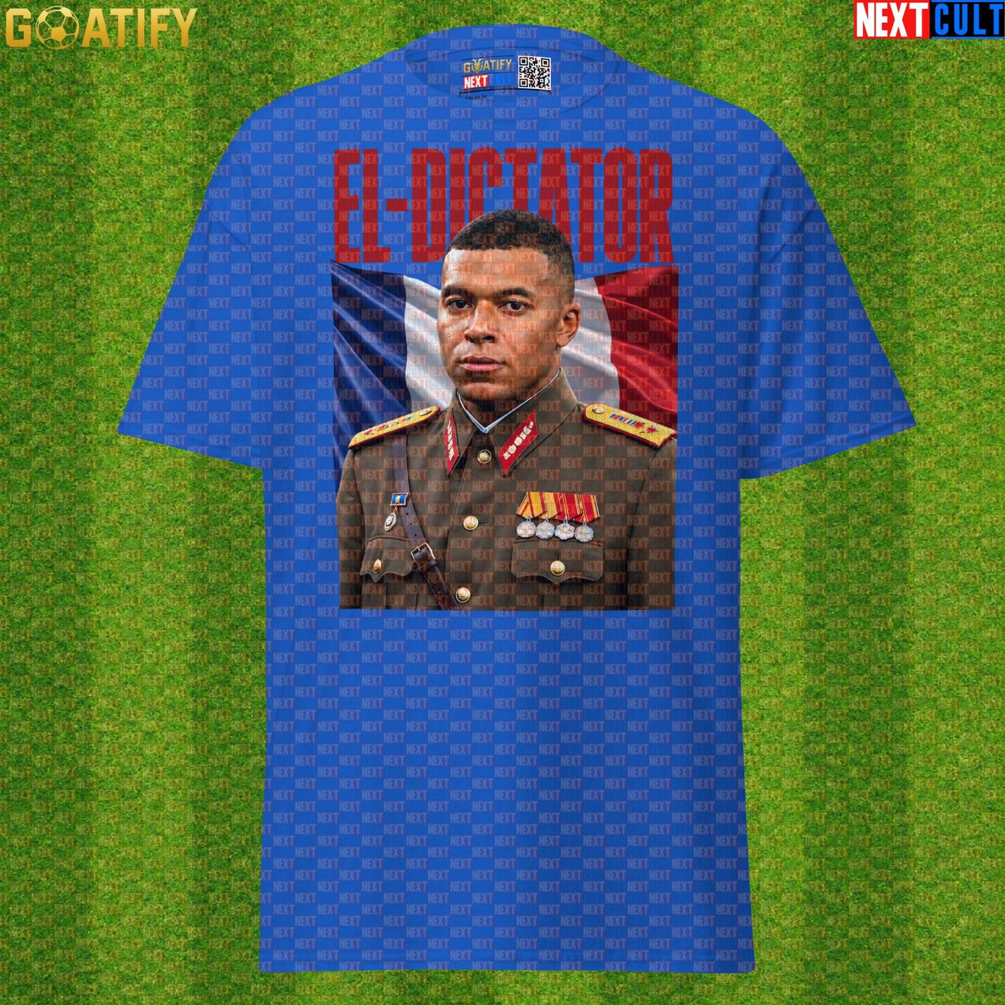 Kylian Mbappe T-Shirt – El Dictator Football Meme Graphic Tee for France and Real Madrid Fans |  | ["Football", "France", "Kylian Mbappe", "PSG", "Real Madrid", "Soccer"]
