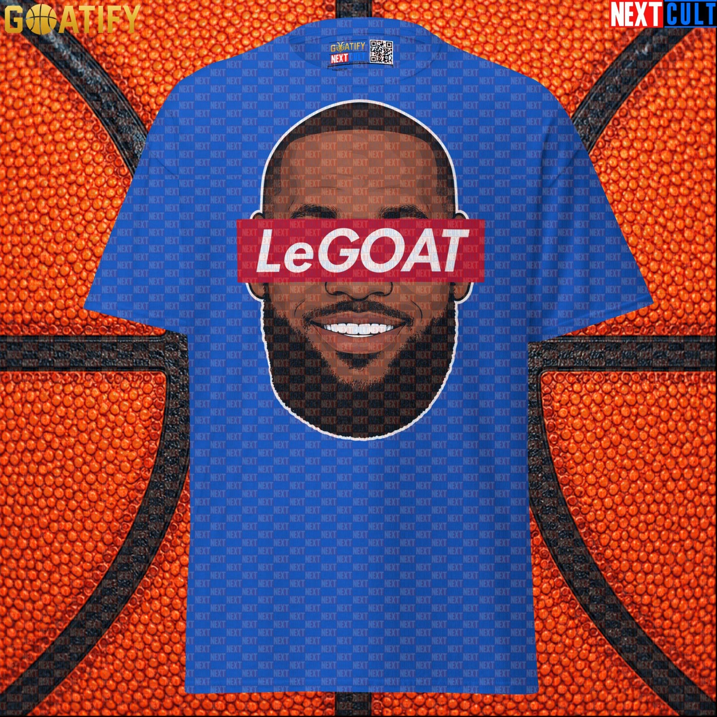 LeBron James T-Shirt – LeGOAT Streetwear Parody Graphic Tee for NBA Fans and Game Days |  | ["Basketball", "Cleveland Cavaliers", "LeBron James", "Los Angeles Lakers", "Miami Heat", "NBA"]
