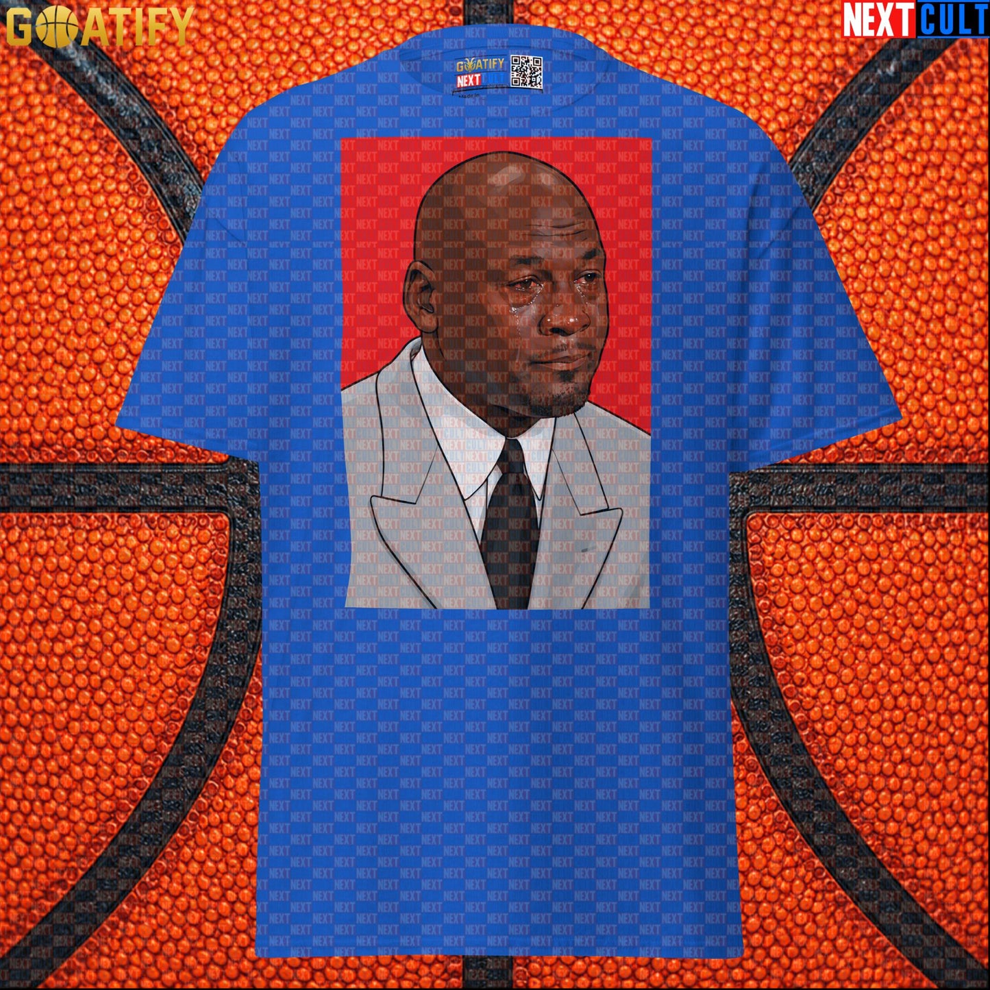 Michael Jordan T-Shirt Crying Jordan Meme Graphic Tee Gift for Chicago Bulls NBA Fans |  | ["Basketball", "Chicago Bulls", "Michael Jordan", "NBA"]