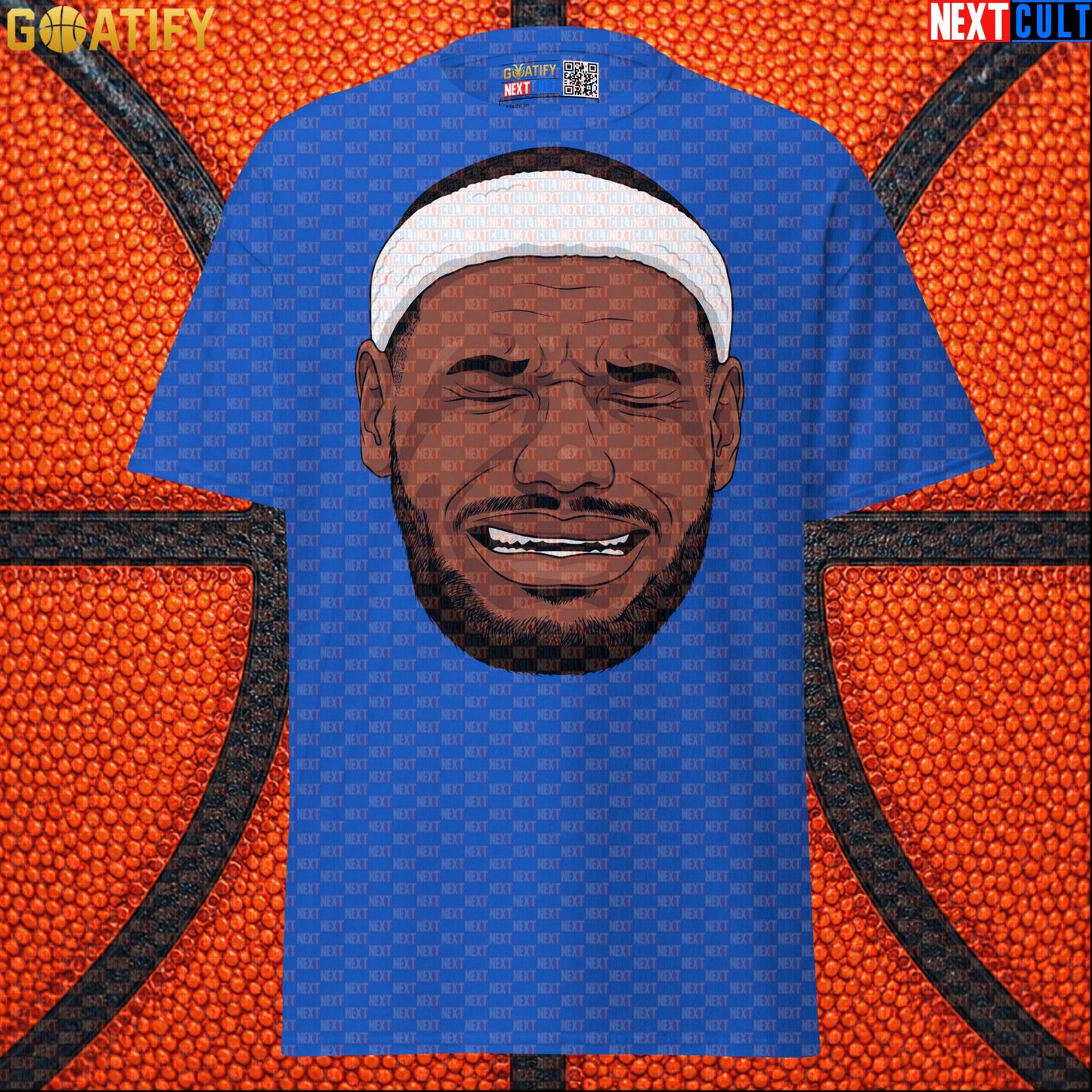 Crying LeBron Meme T-Shirt – Funny NBA Basketball Graphic Tee Gift for Sports Fans |  | ["Basketball", "LeBron James", "NBA"]