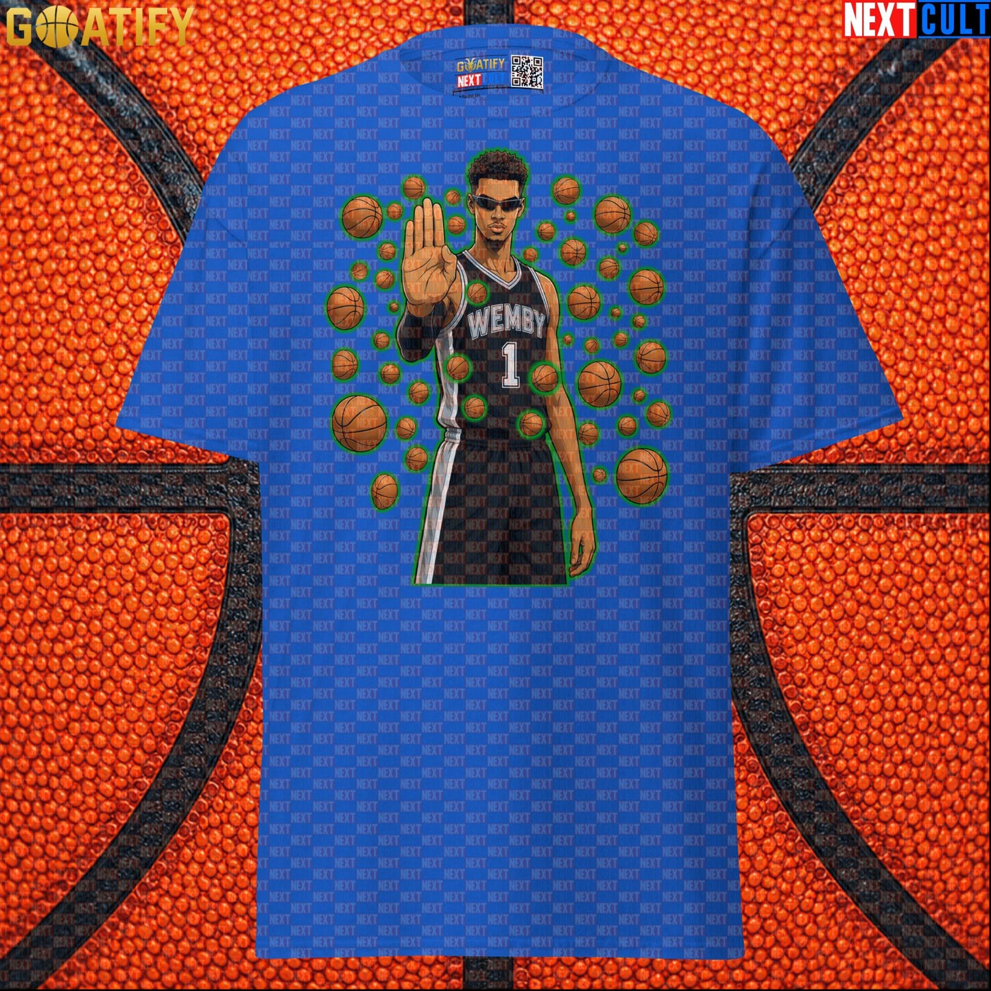 Victor Wembanyama T-Shirt – Wemby Matrix Stopper Graphic Tee Gift for Spurs Basketball Fans |  | ["Basketball", "France", "NBA", "San Antonio Spurs", "Victor Wembanyama"]