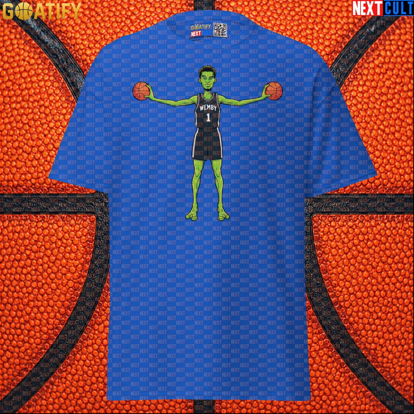 Basketball T-Shirt Alien Wemby Sci-Fi Graphic for Spurs Fans, Game Day and NBA Gifts |  | ["Basketball", "France", "NBA", "San Antonio Spurs", "Victor Wembanyama", "Wemby"]
