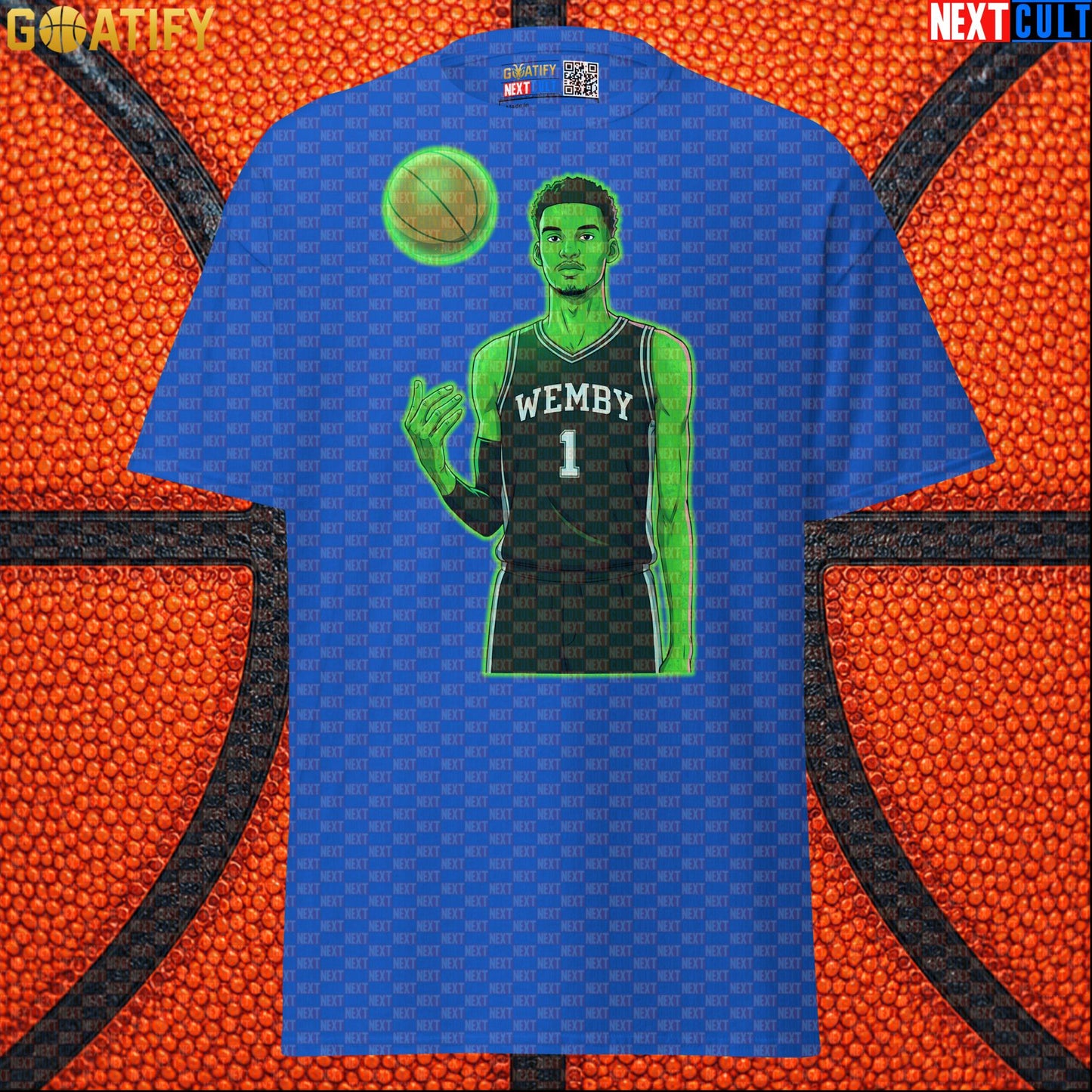 Basketball T-Shirt Alien Wemby Sci-Fi Graphic for Spurs Fans, Watch Parties and NBA Gifts |  | ["Basketball", "France", "NBA", "San Antonio Spurs", "Victor Wembanyama", "Wemby"]
