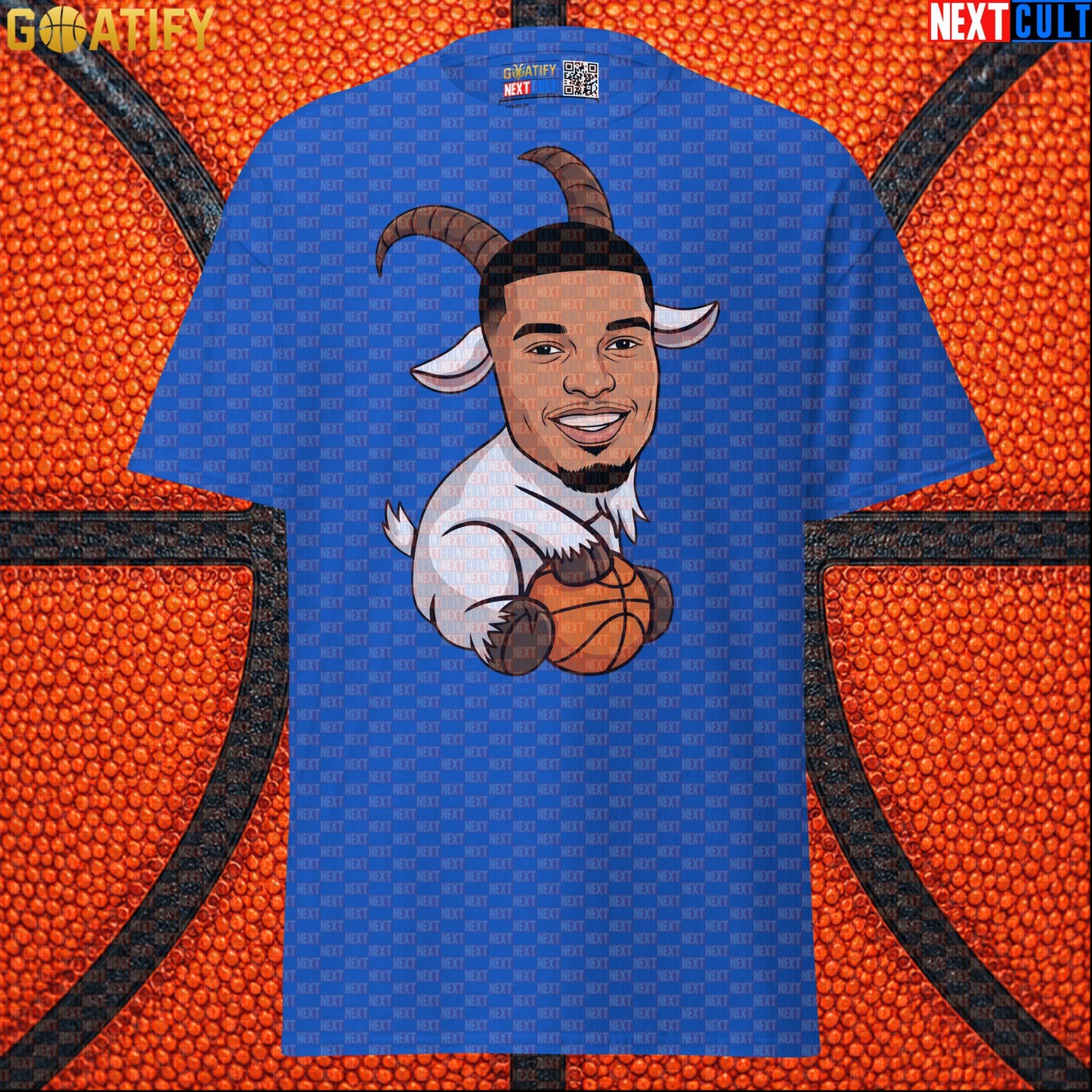 Basketball T-Shirt Victor Wembanyama GOAT Cartoon for Spurs Fans, NBA Game Day Sports Tee |  | ["Basketball", "France", "NBA", "San Antonio Spurs", "Victor Wembanyama", "Wemby"]