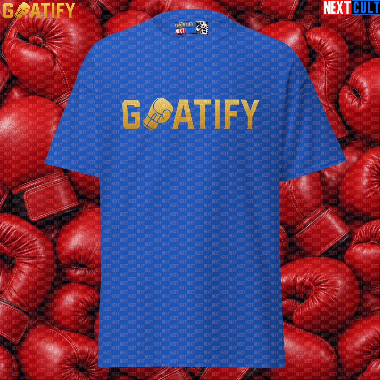 Boxing GOAT T-Shirt GOATIFY Gold Fight Graphic Tee for Boxing Fans & Martial Arts Gifts | T-shirts | ["Boxing", "Martial Arts", "NCB"]