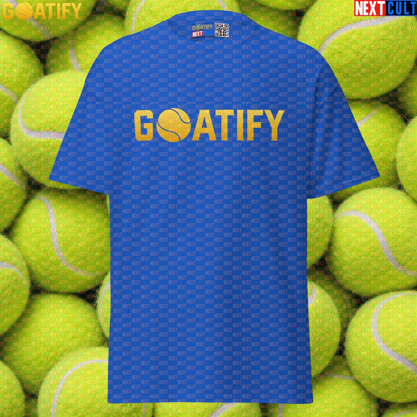 Tennis GOAT T-Shirt Golden Ball Graphic for Tennis & Padel Fans, Players & Gifts | GOATIFY | T-shirts | ["NCB", "Padel", "Tennis"]