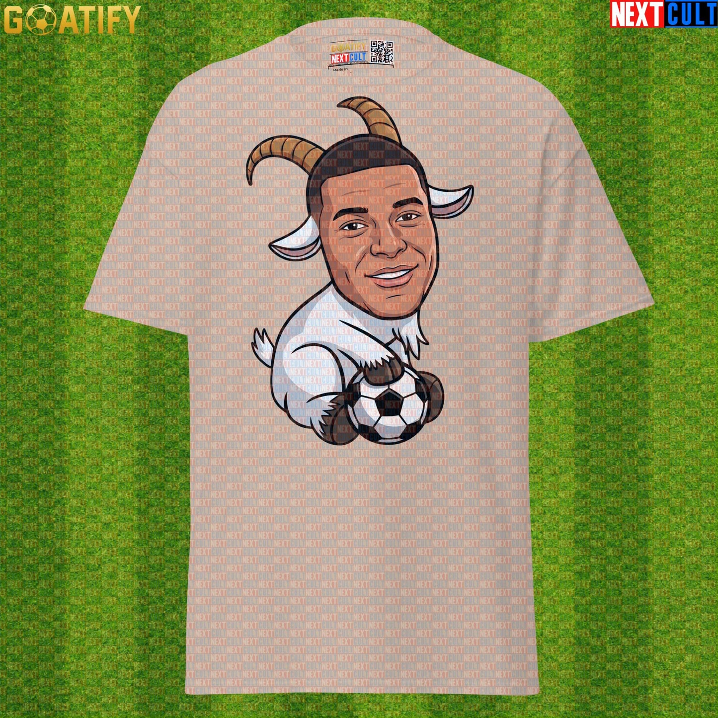 Kylian Mbappe T-Shirt – Funny GOAT Soccer Graphic Tee Gift for France and Real Madrid Fans |  | ["Football", "France", "Kylian Mbappe", "PSG", "Real Madrid", "Soccer"]