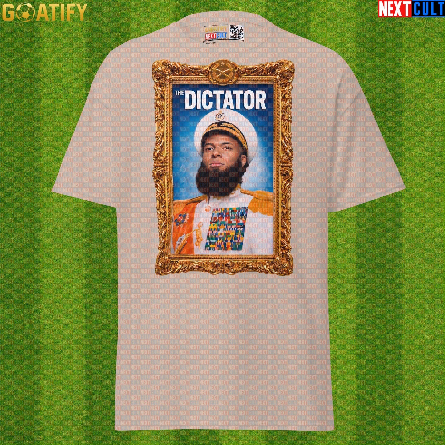Kylian Mbappe T-Shirt – The Dictator Baroque Football Tee for France and Real Madrid Fans Sand Next Cult Brand