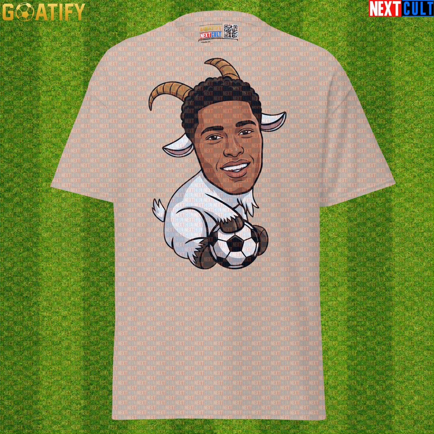 Jude Bellingham T-Shirt – GOAT Midfielder Graphic Tee for Real Madrid and England Fans |  | ["Borussia Dortmund", "England", "Football", "Jude Bellingham", "Real Madrid", "Soccer"]