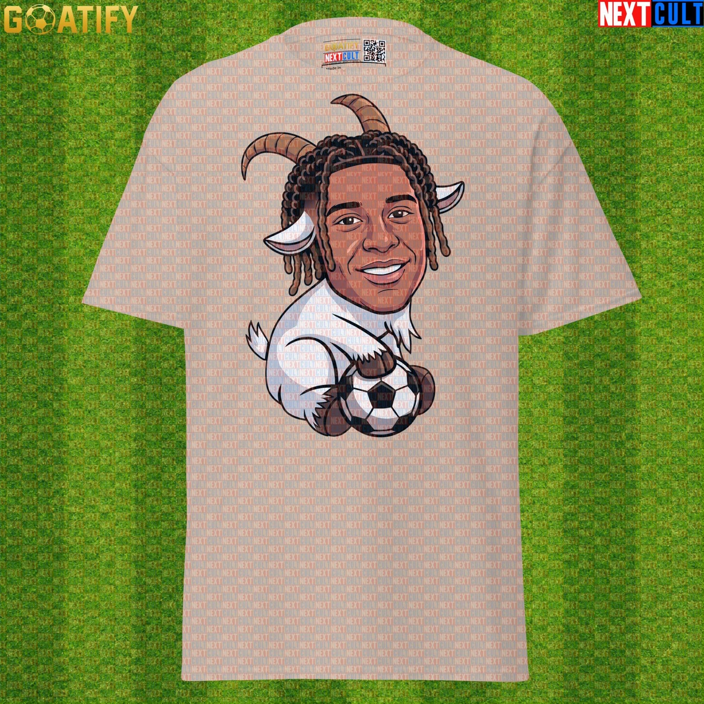 Michael Olise T-Shirt – Nonchalant GOAT Graphic Tee for Bayern Munich and France Fans |  | ["Bayern Munich", "Football", "France", "Michael Olise", "Soccer"]