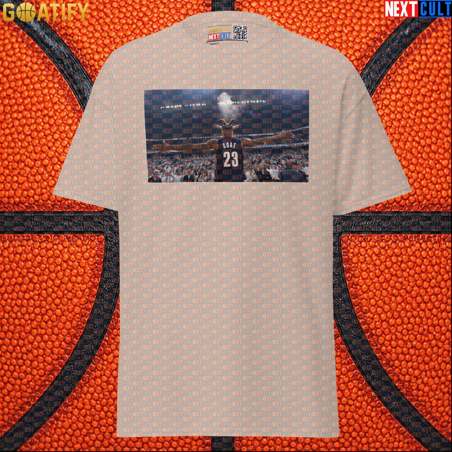 LeBron James T-Shirt – Iconic Chalk Toss GOAT Graphic Tee for Cleveland Basketball Fans |  | ["Basketball", "Cleveland Cavaliers", "LeBron James", "NBA"]