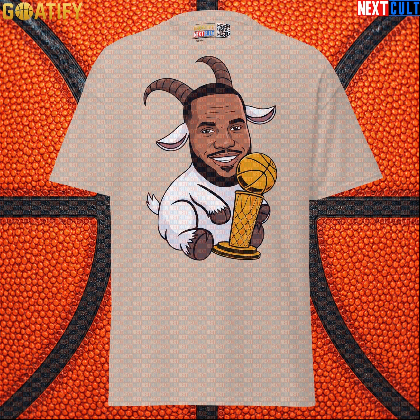 LeBron James T-Shirt – LeGOAT Champion Graphic Tee for NBA Fans and Basketball Gifts |  | ["Basketball", "Cleveland Cavaliers", "LeBron James", "Los Angeles Lakers", "Miami Heat", "NBA"]