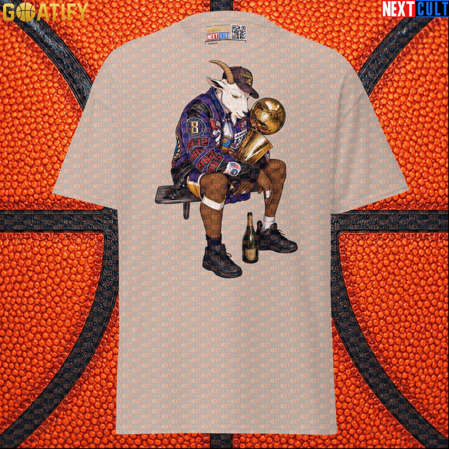 Kobe Bryant T-Shirt – Kobe GOAT Trophy Graphic Tee for Lakers Fans and NBA Collectors |  | ["Basketball", "Kobe Bryant", "Los Angeles Lakers", "NBA"]