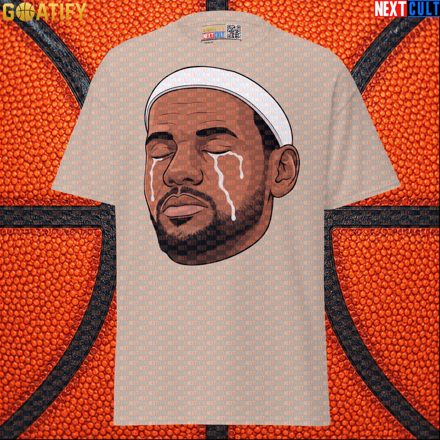 Crying LeBron Meme T-Shirt – Emotional NBA Basketball Graphic Tee Gift for Sports Fans |  | ["Basketball", "LeBron James", "NBA"]