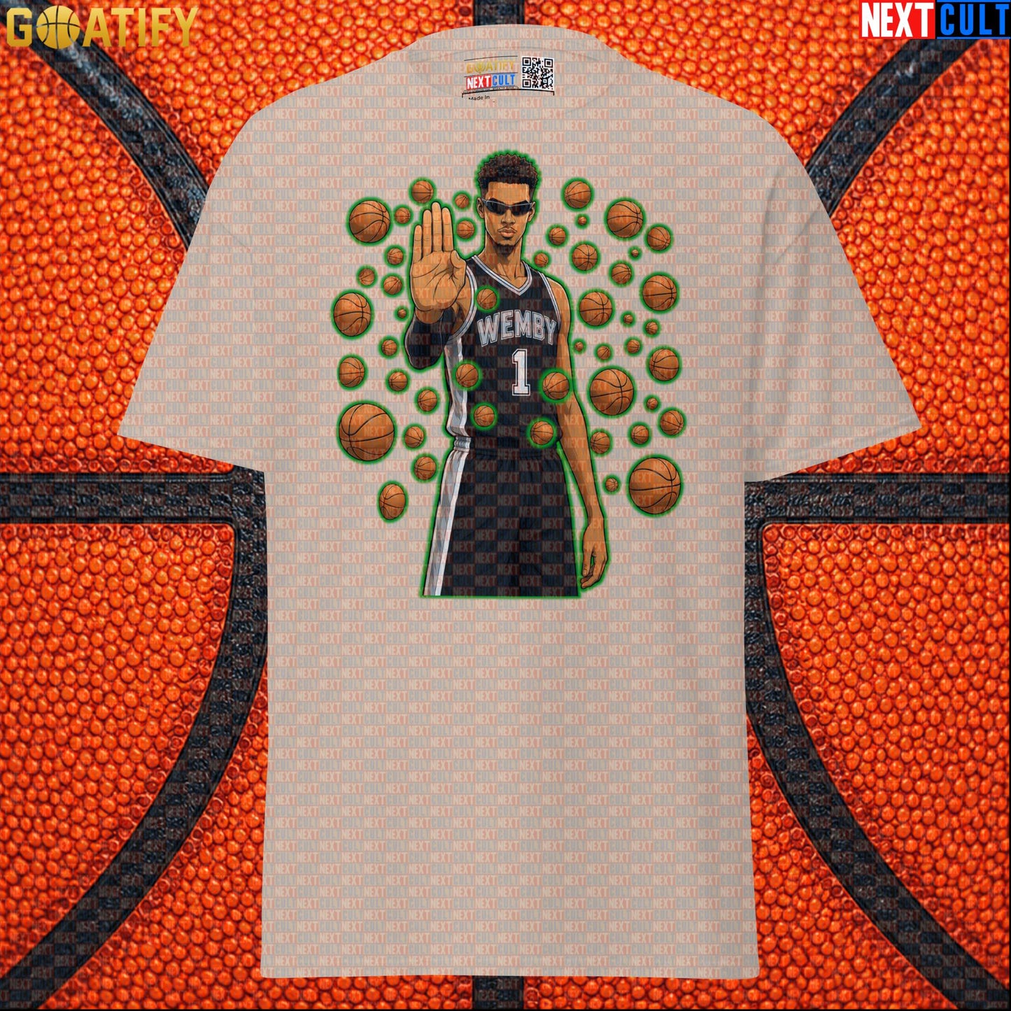 Victor Wembanyama T-Shirt – Wemby Matrix Stopper Graphic Tee Gift for Spurs Basketball Fans |  | ["Basketball", "France", "NBA", "San Antonio Spurs", "Victor Wembanyama"]