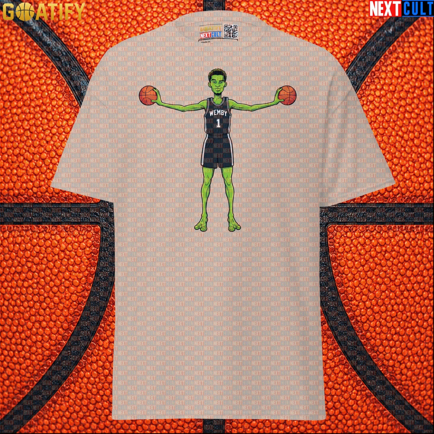 Basketball T-Shirt Alien Wemby Sci-Fi Graphic for Spurs Fans, Game Day and NBA Gifts |  | ["Basketball", "France", "NBA", "San Antonio Spurs", "Victor Wembanyama", "Wemby"]