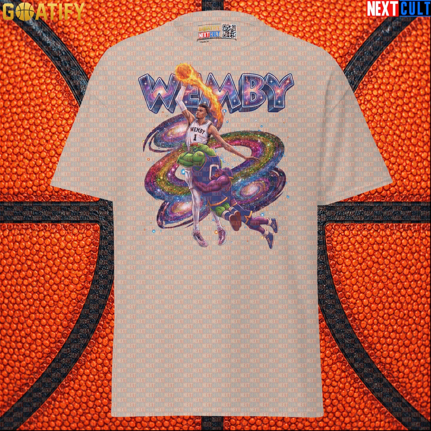 Basketball T-Shirt Victor Wembanyama Space Jam Dunk Graphic for Spurs Fans and Sci-Fi Gift |  | ["Basketball", "France", "NBA", "San Antonio Spurs", "Victor Wembanyama", "Wemby"]