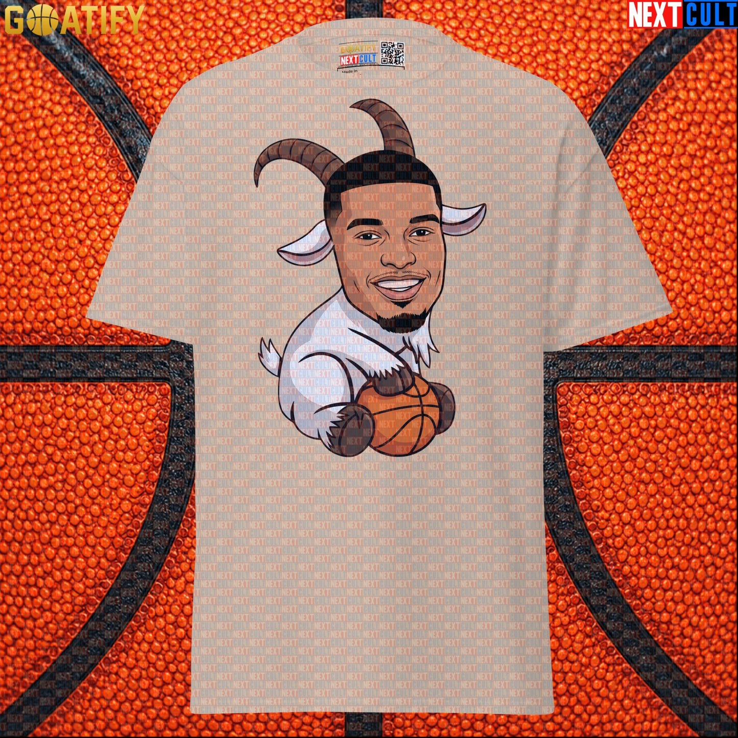 Basketball T-Shirt Victor Wembanyama GOAT Cartoon for Spurs Fans, NBA Game Day Sports Tee |  | ["Basketball", "France", "NBA", "San Antonio Spurs", "Victor Wembanyama", "Wemby"]