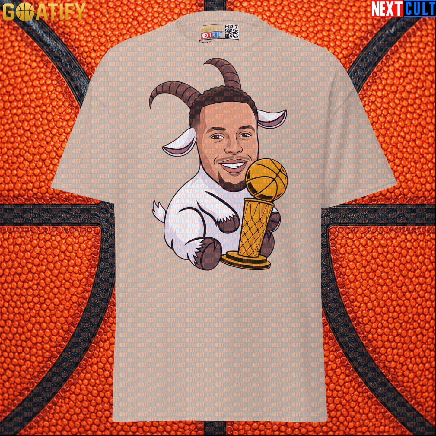 Basketball T-Shirt Stephen Curry GOAT Champion Graphic Tee for Warriors Fans & NBA Gifts |  | ["Basketball", "Golden State Warriors", "NBA", "Stephen Curry"]