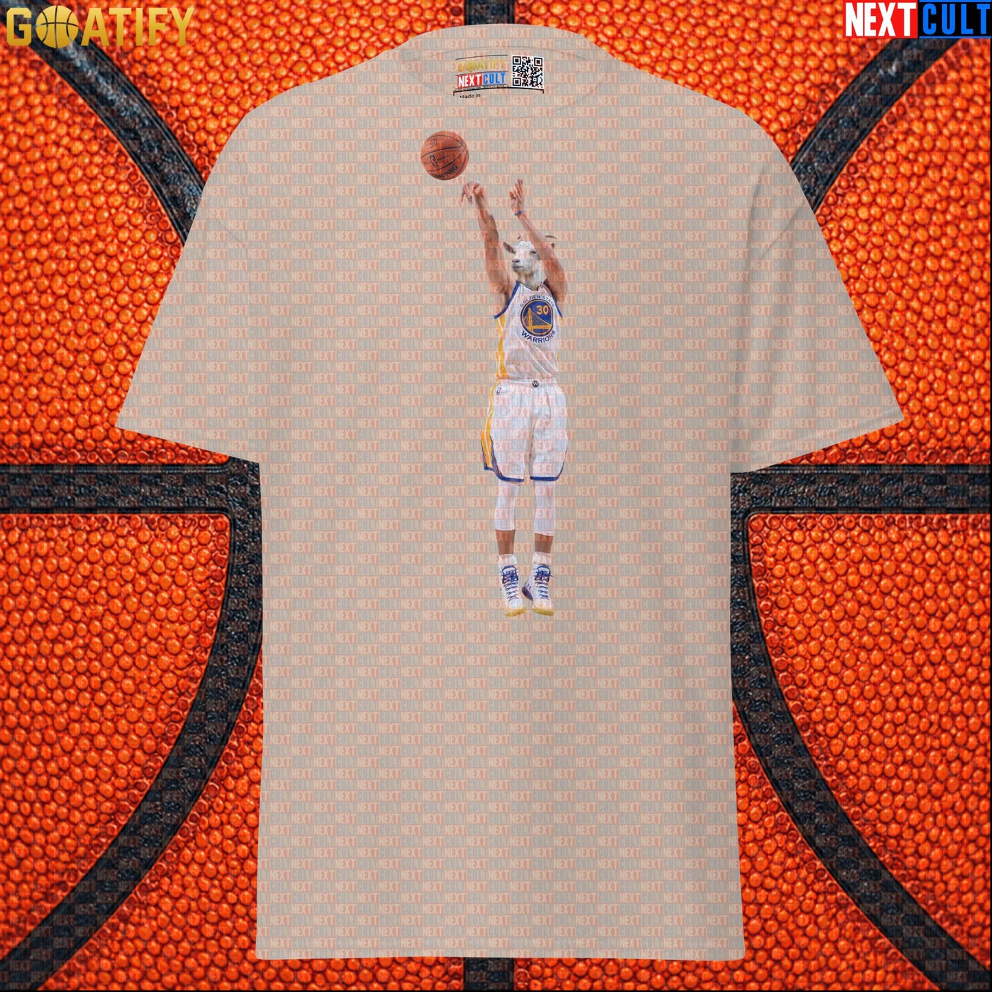 T-Shirt Stephen Curry GOAT 3 Pointer Graphic Tee for Warriors Fans NBA Basketball Gift Sand T-shirts Next Cult Brand