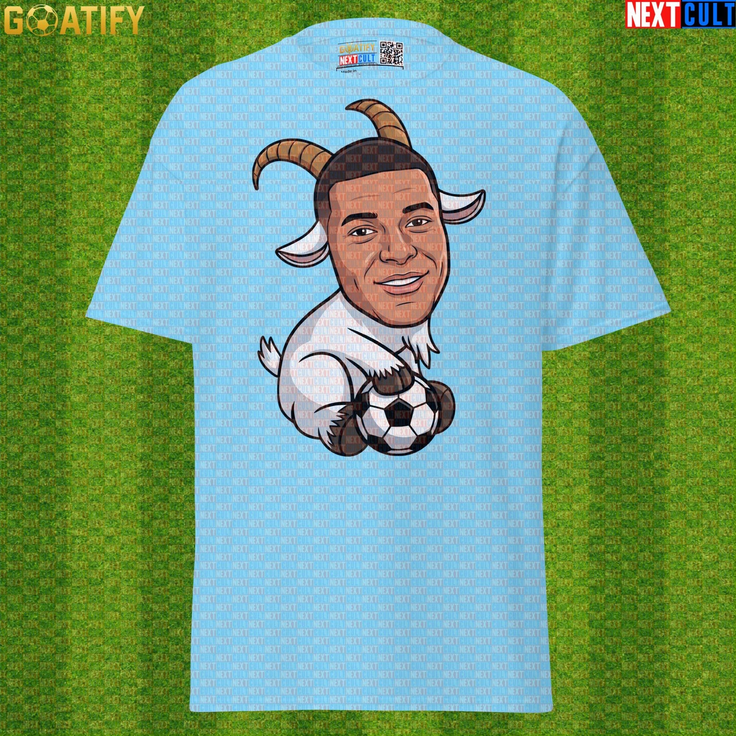 Kylian Mbappe T-Shirt – Funny GOAT Soccer Graphic Tee Gift for France and Real Madrid Fans |  | ["Football", "France", "Kylian Mbappe", "PSG", "Real Madrid", "Soccer"]