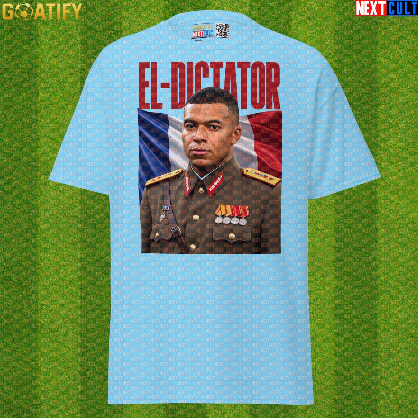 Kylian Mbappe T-Shirt – El Dictator Football Meme Graphic Tee for France and Real Madrid Fans |  | ["Football", "France", "Kylian Mbappe", "PSG", "Real Madrid", "Soccer"]
