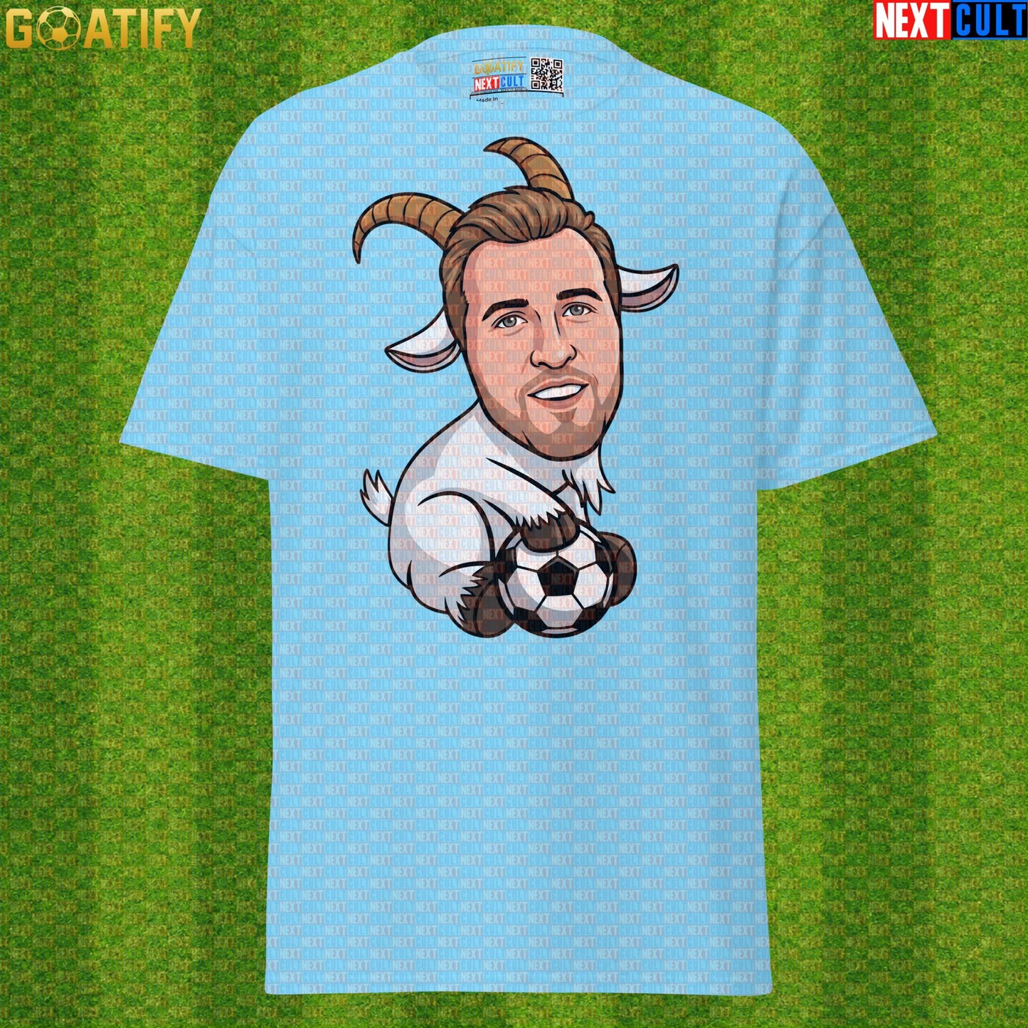 Harry Kane T-Shirt – GOAT Soccer Graphic Tee for England, Bayern Munich and World Cup Fans |  | ["Bayern Munich", "England", "Football", "Harry Kane", "Soccer", "Tottenham Hotspur"]