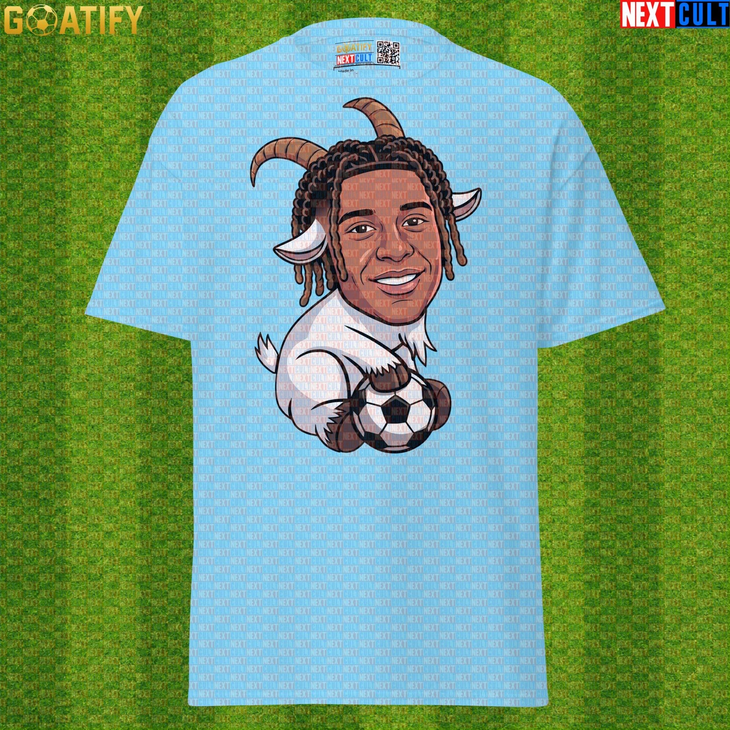 Michael Olise T-Shirt – Nonchalant GOAT Graphic Tee for Bayern Munich and France Fans |  | ["Bayern Munich", "Football", "France", "Michael Olise", "Soccer"]