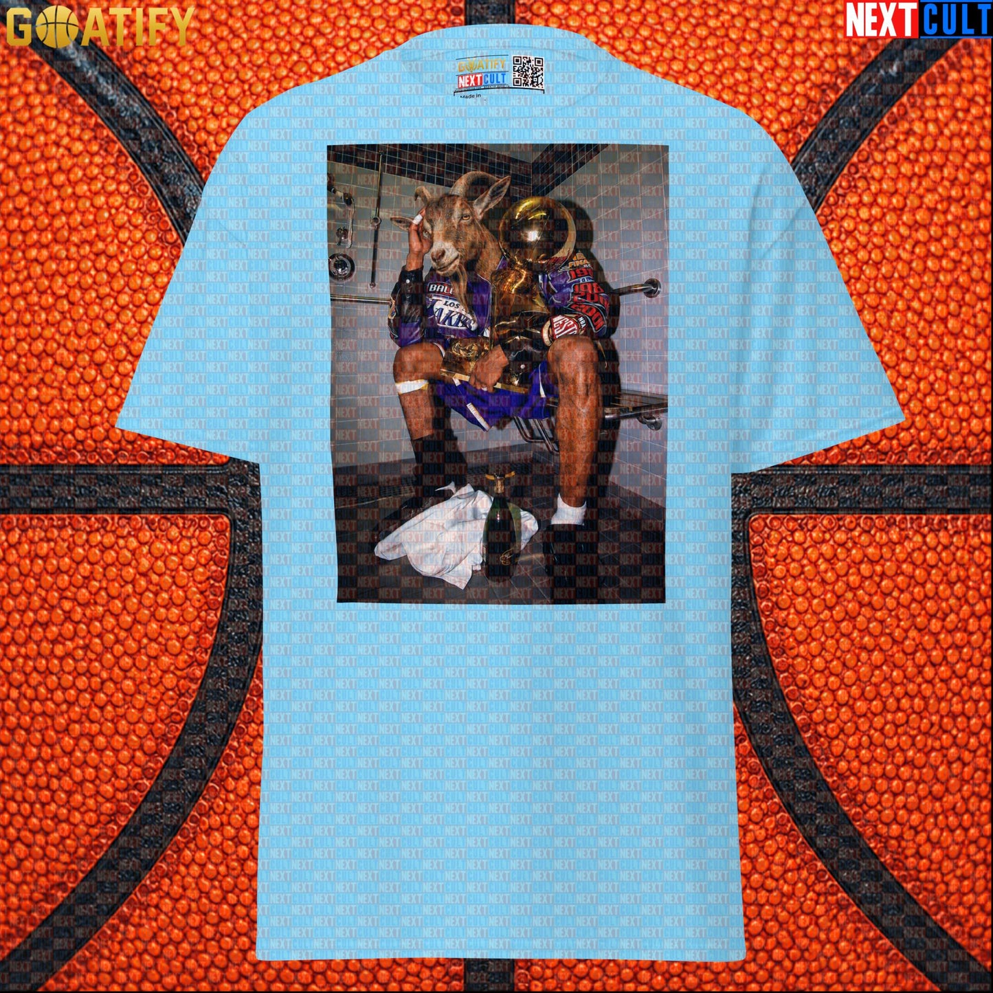 Kobe Bryant T-Shirt – Kobe GOAT Locker Room Graphic Tee for Lakers Fans and NBA Game Days |  | ["Basketball", "Kobe Bryant", "Los Angeles Lakers", "NBA"]