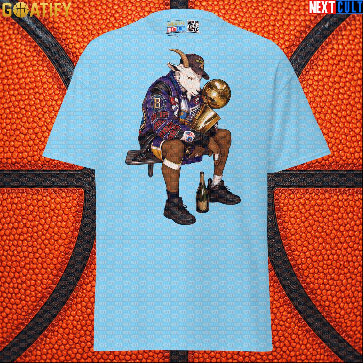 Kobe Bryant T-Shirt – Kobe GOAT Trophy Graphic Tee for Lakers Fans and NBA Collectors |  | ["Basketball", "Kobe Bryant", "Los Angeles Lakers", "NBA"]