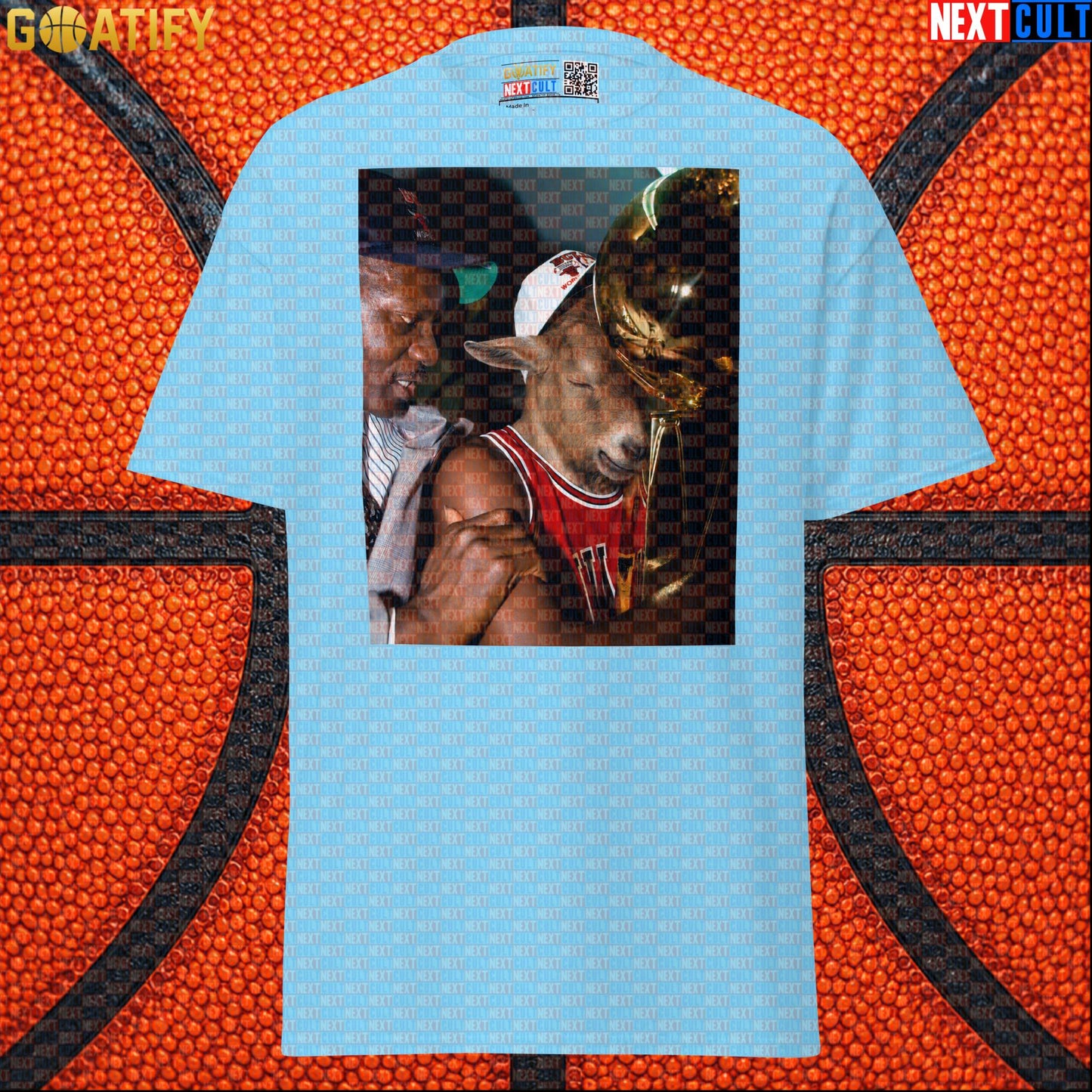 Michael Jordan T-Shirt – GOAT Championship Celebration Graphic Tee for Bulls & NBA Fans |  | ["Basketball", "Chicago Bulls", "Michael Jordan", "NBA"]