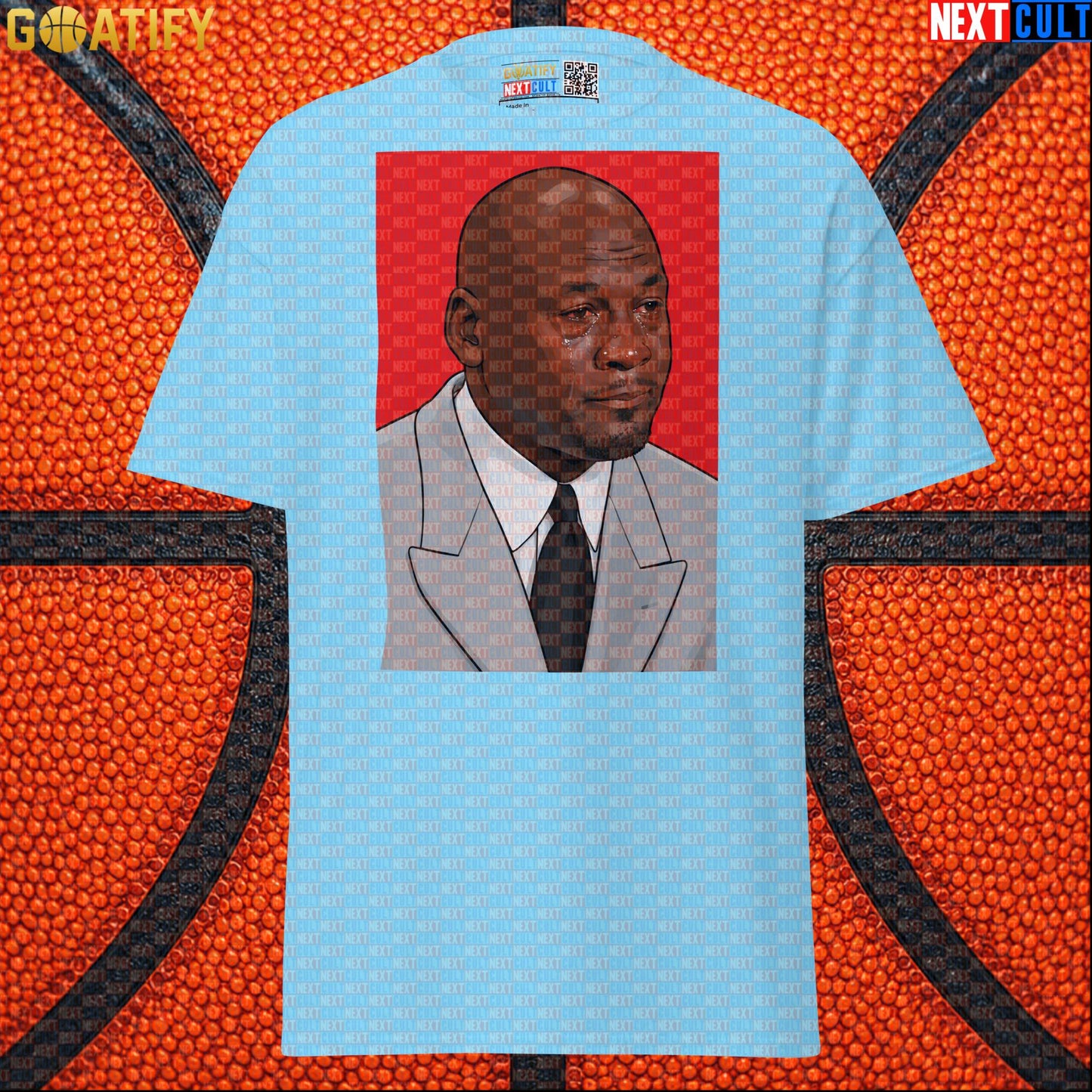 Michael Jordan T-Shirt Crying Jordan Meme Graphic Tee Gift for Chicago Bulls NBA Fans |  | ["Basketball", "Chicago Bulls", "Michael Jordan", "NBA"]
