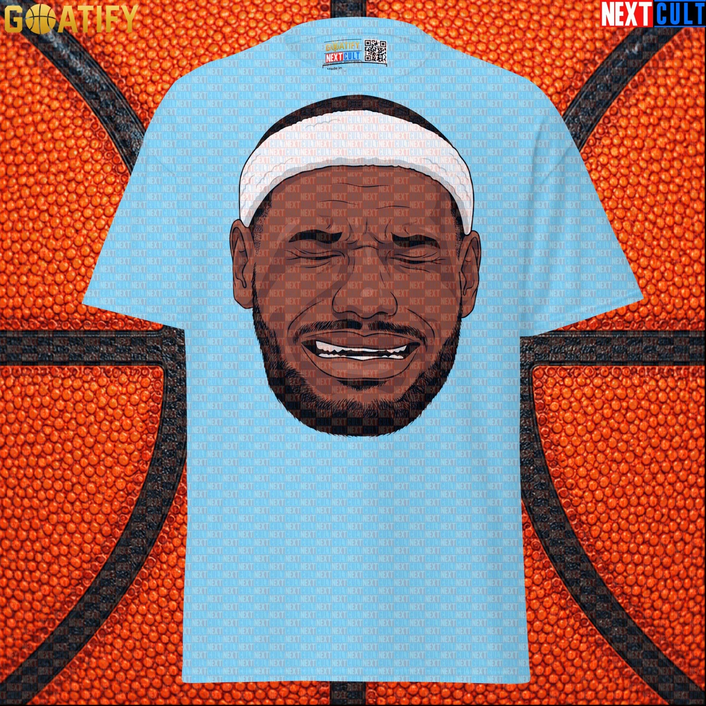 Crying LeBron Meme T-Shirt – Funny NBA Basketball Graphic Tee Gift for Sports Fans |  | ["Basketball", "LeBron James", "NBA"]