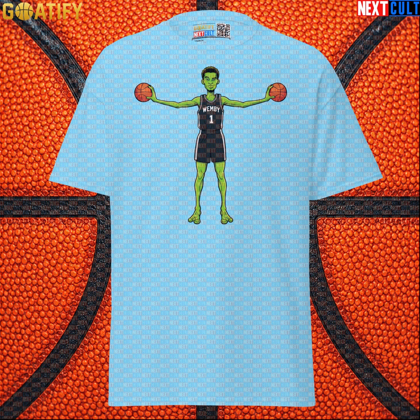 Basketball T-Shirt Alien Wemby Sci-Fi Graphic for Spurs Fans, Game Day and NBA Gifts |  | ["Basketball", "France", "NBA", "San Antonio Spurs", "Victor Wembanyama", "Wemby"]
