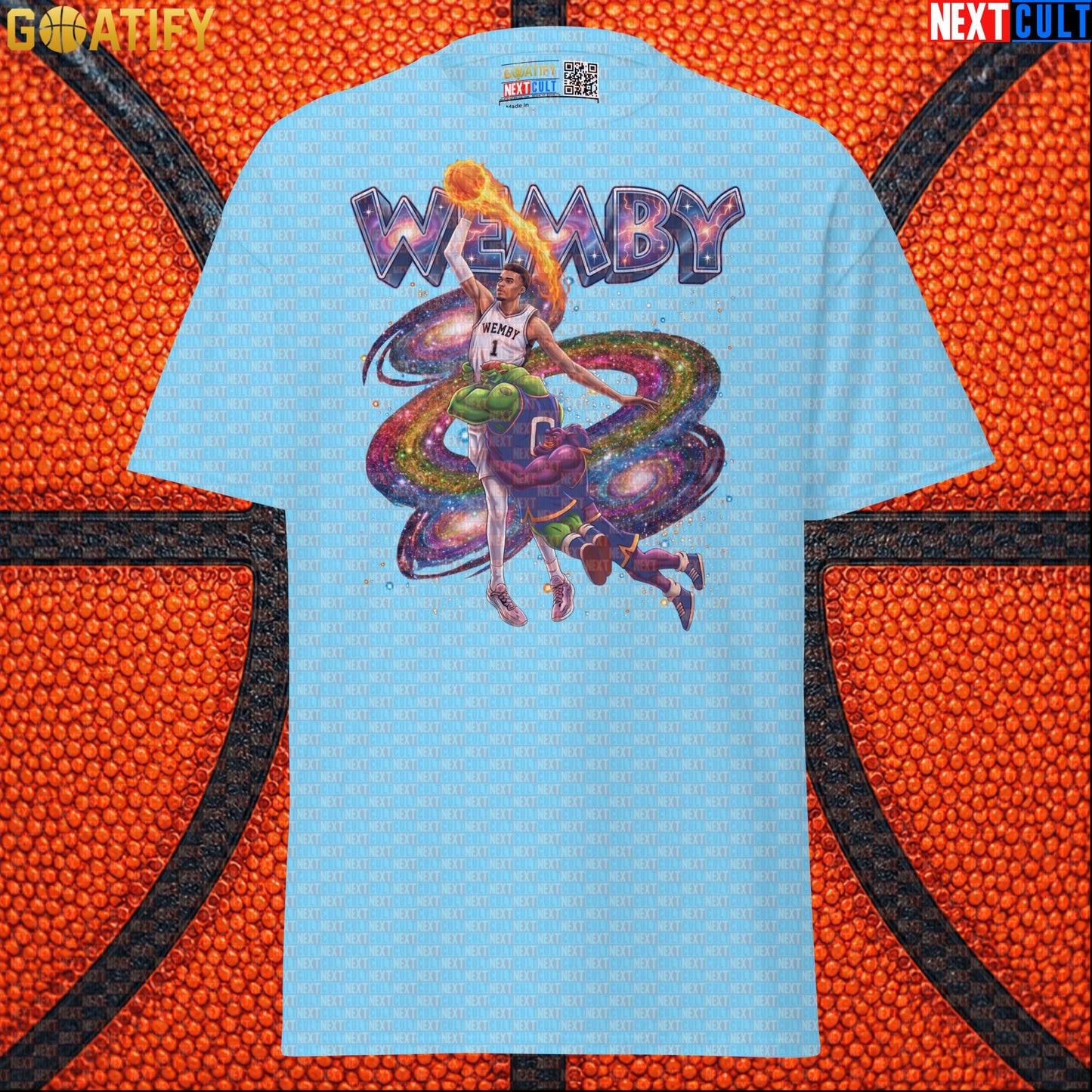 Basketball T-Shirt Victor Wembanyama Space Jam Dunk Graphic for Spurs Fans and Sci-Fi Gift |  | ["Basketball", "France", "NBA", "San Antonio Spurs", "Victor Wembanyama", "Wemby"]