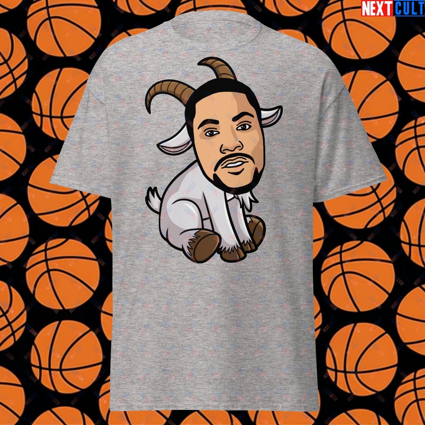 Derrick Rose G.O.A.T. T-Shirt - Funny Basketball Meme Casual Top - Greatest of All Time Tee for Basketball Fans - Perfect Gift for Derrick Rose Fans Unisex tee Sport Grey T-shirts Basketball Chicago Bulls Derrick Rose G.O.A.T. NBA Next Cult Brand