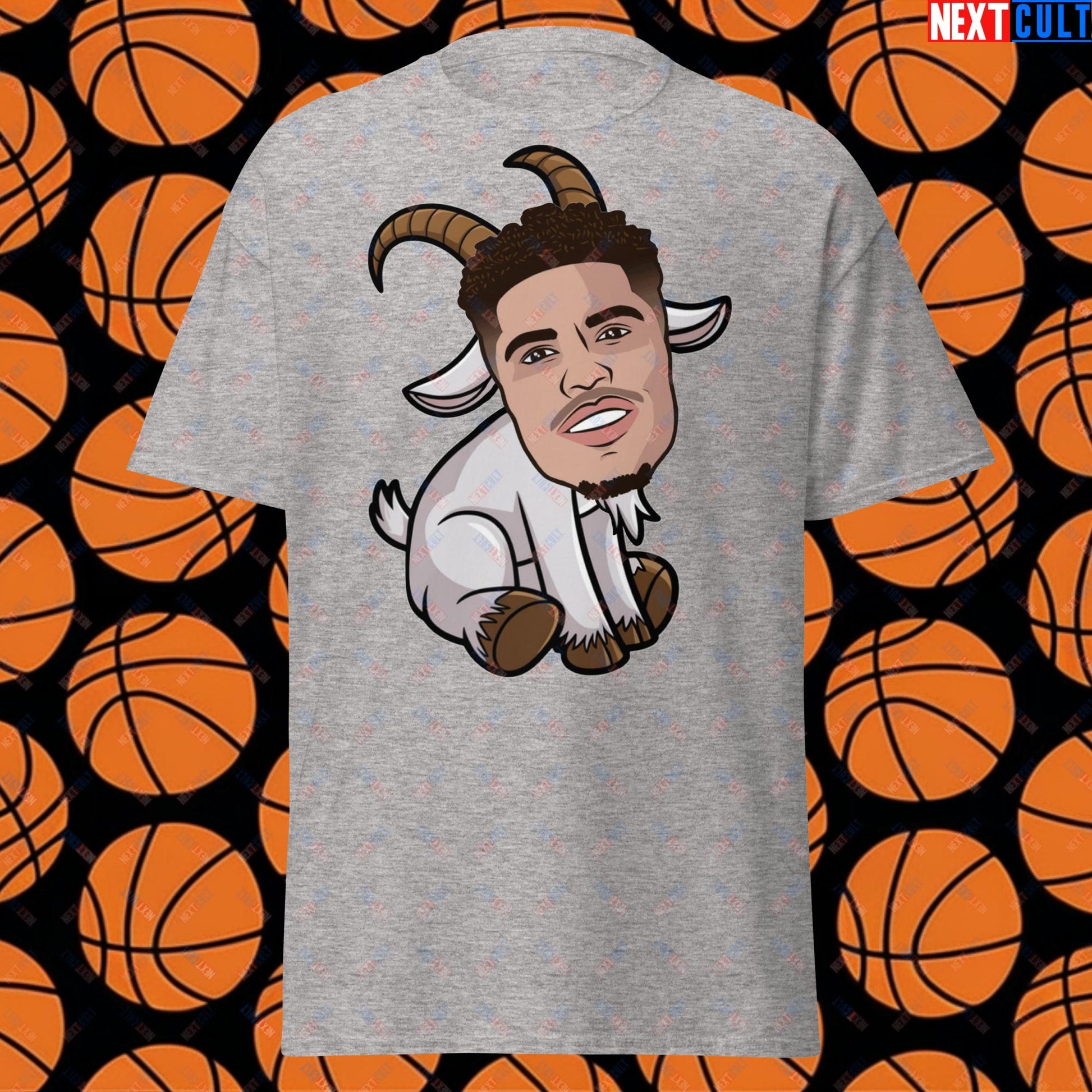 LaMelo Ball G.O.A.T. T-Shirt - Funny Basketball Meme Casual Top - Greatest of All Time Tee for Basketball Fans - Perfect Gift for LaMelo Ball Fans Unisex tee Sport Grey T-shirts Basketball Charlotte Hornets G.O.A.T. LaMelo Ball NBA Next Cult Brand