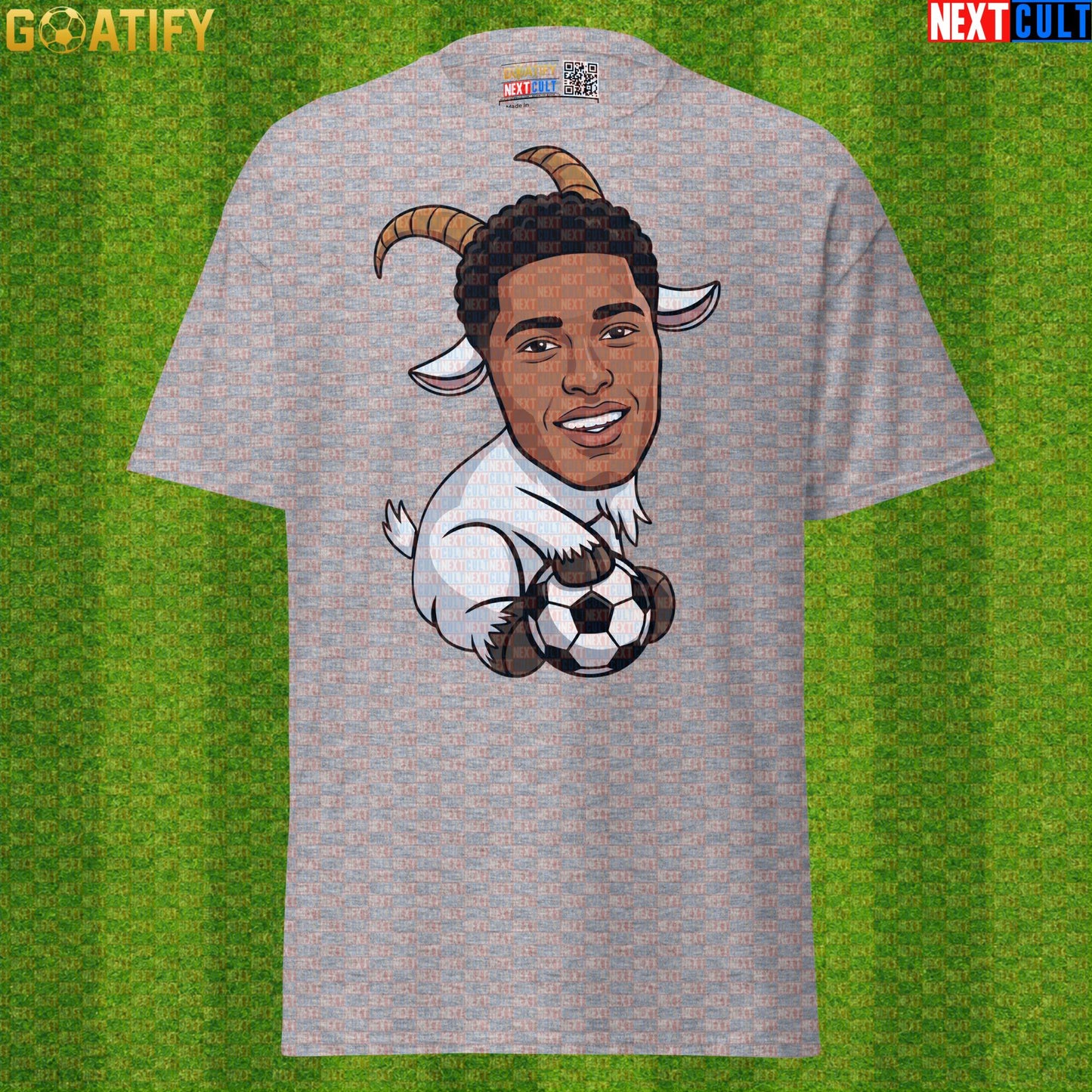 Jude Bellingham T-Shirt – GOAT Midfielder Graphic Tee for Real Madrid and England Fans |  | ["Borussia Dortmund", "England", "Football", "Jude Bellingham", "Real Madrid", "Soccer"]