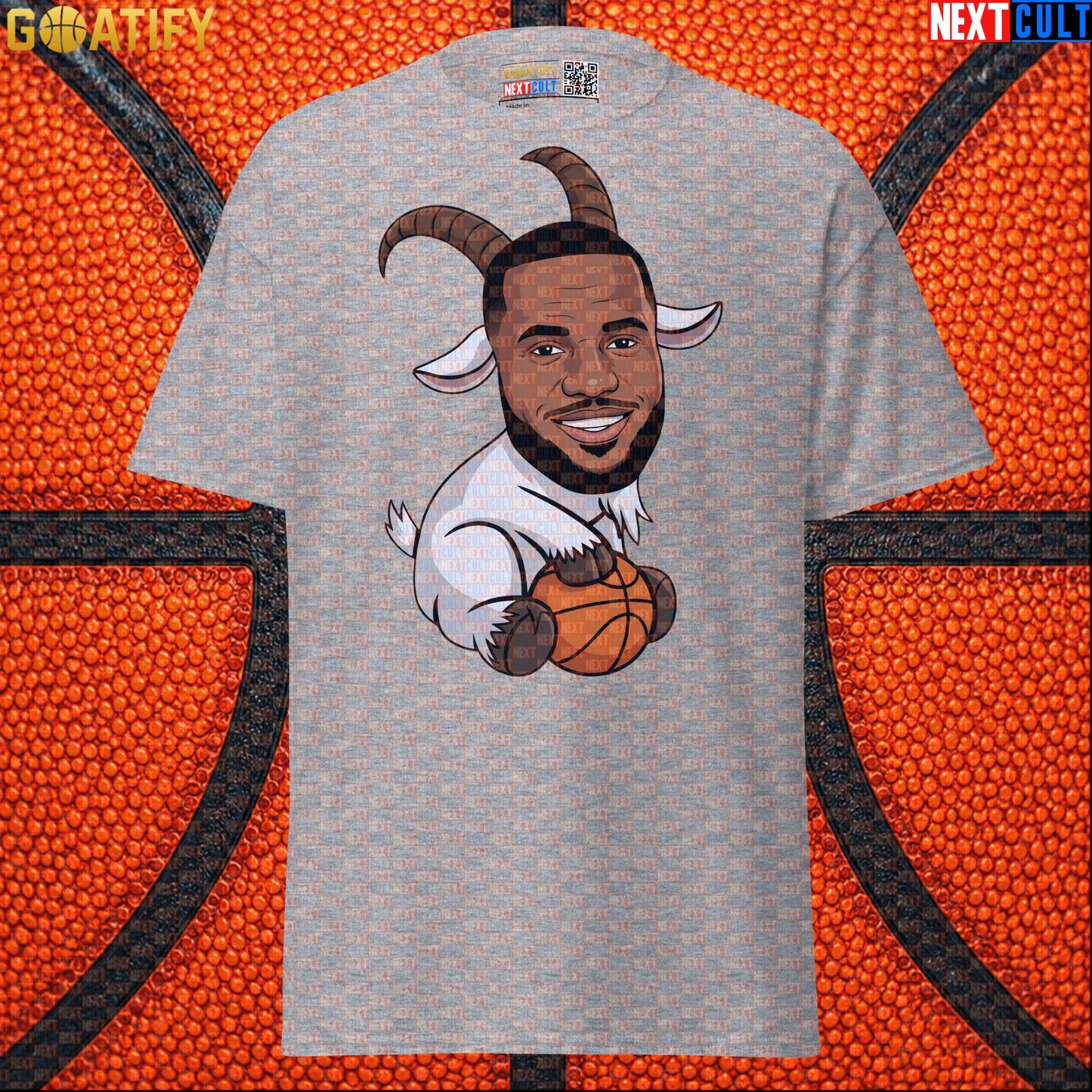 LeBron James T-Shirt – LeGOAT Cartoon Graphic Tee for NBA Fans and Basketball Gifts |  | ["Basketball", "Cleveland Cavaliers", "LeBron James", "Los Angeles Lakers", "Miami Heat", "NBA"]