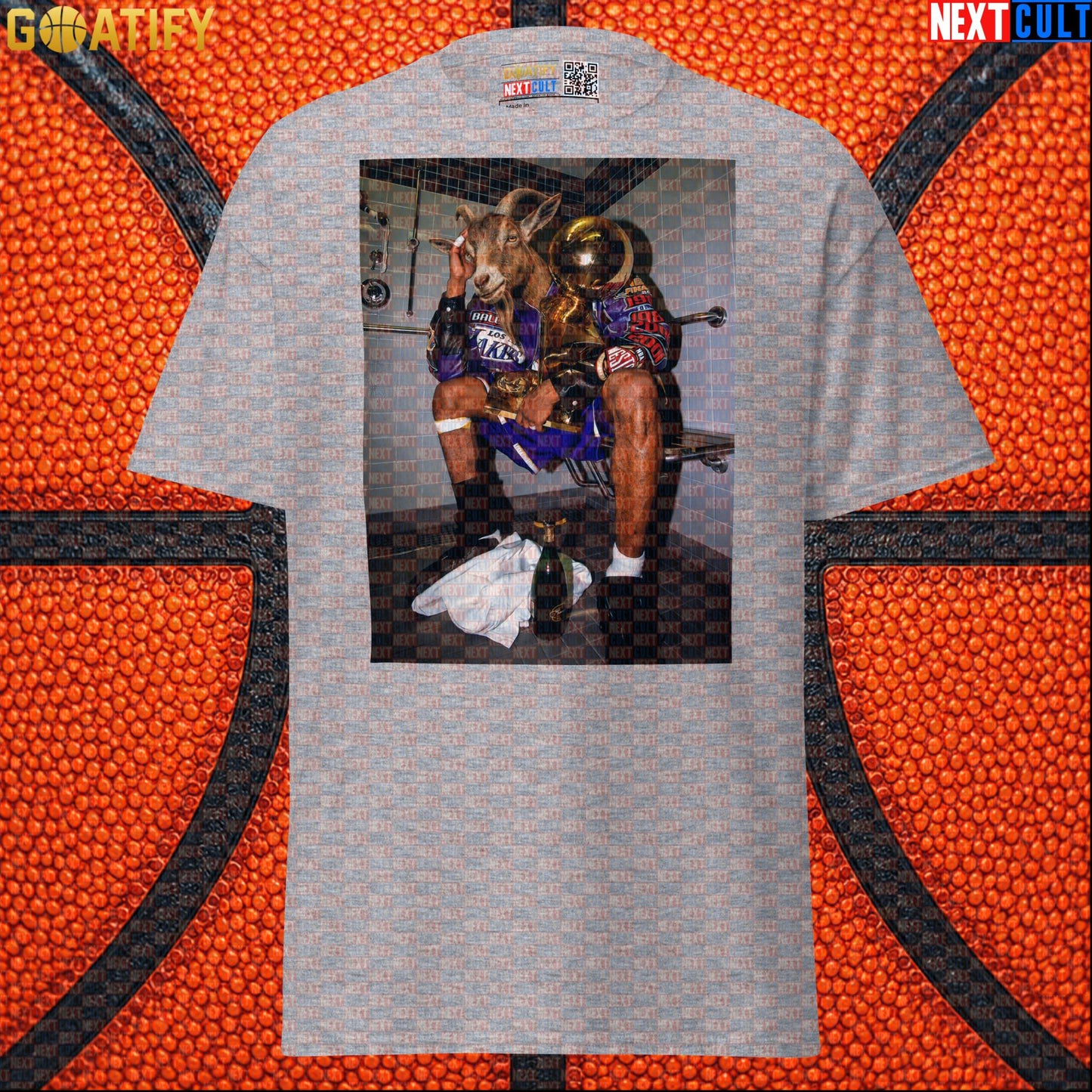 Kobe Bryant T-Shirt – Kobe GOAT Locker Room Graphic Tee for Lakers Fans and NBA Game Days |  | ["Basketball", "Kobe Bryant", "Los Angeles Lakers", "NBA"]