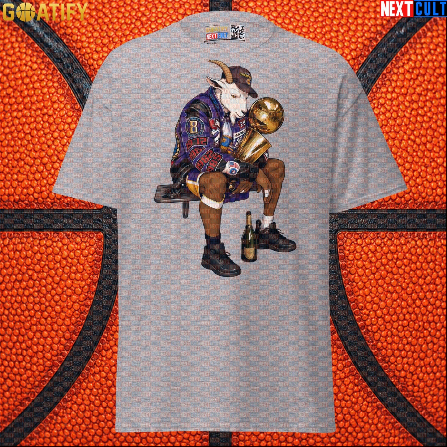 Kobe Bryant T-Shirt – Kobe GOAT Trophy Graphic Tee for Lakers Fans and NBA Collectors |  | ["Basketball", "Kobe Bryant", "Los Angeles Lakers", "NBA"]