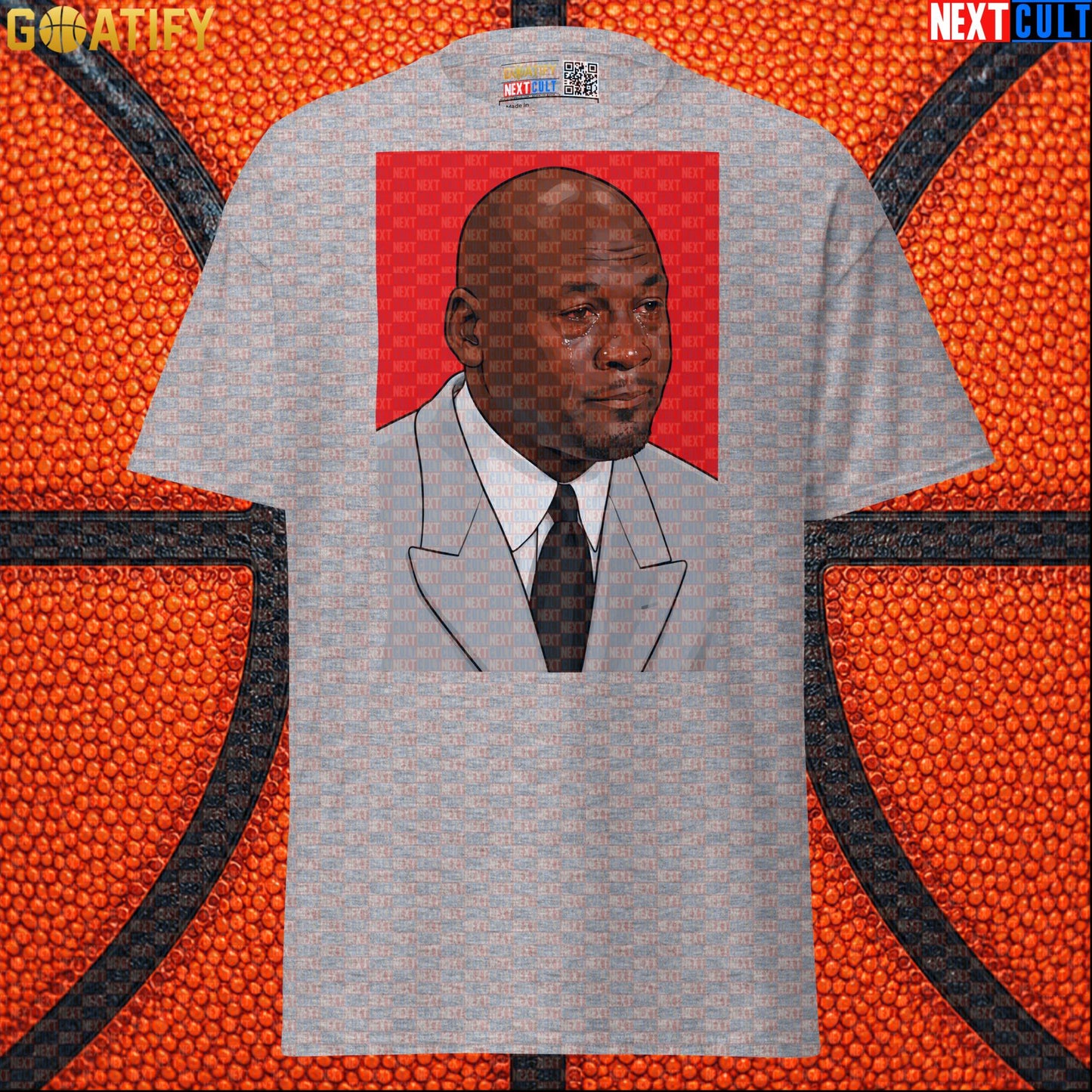 Michael Jordan T-Shirt Crying Jordan Meme Graphic Tee Gift for Chicago Bulls NBA Fans |  | ["Basketball", "Chicago Bulls", "Michael Jordan", "NBA"]