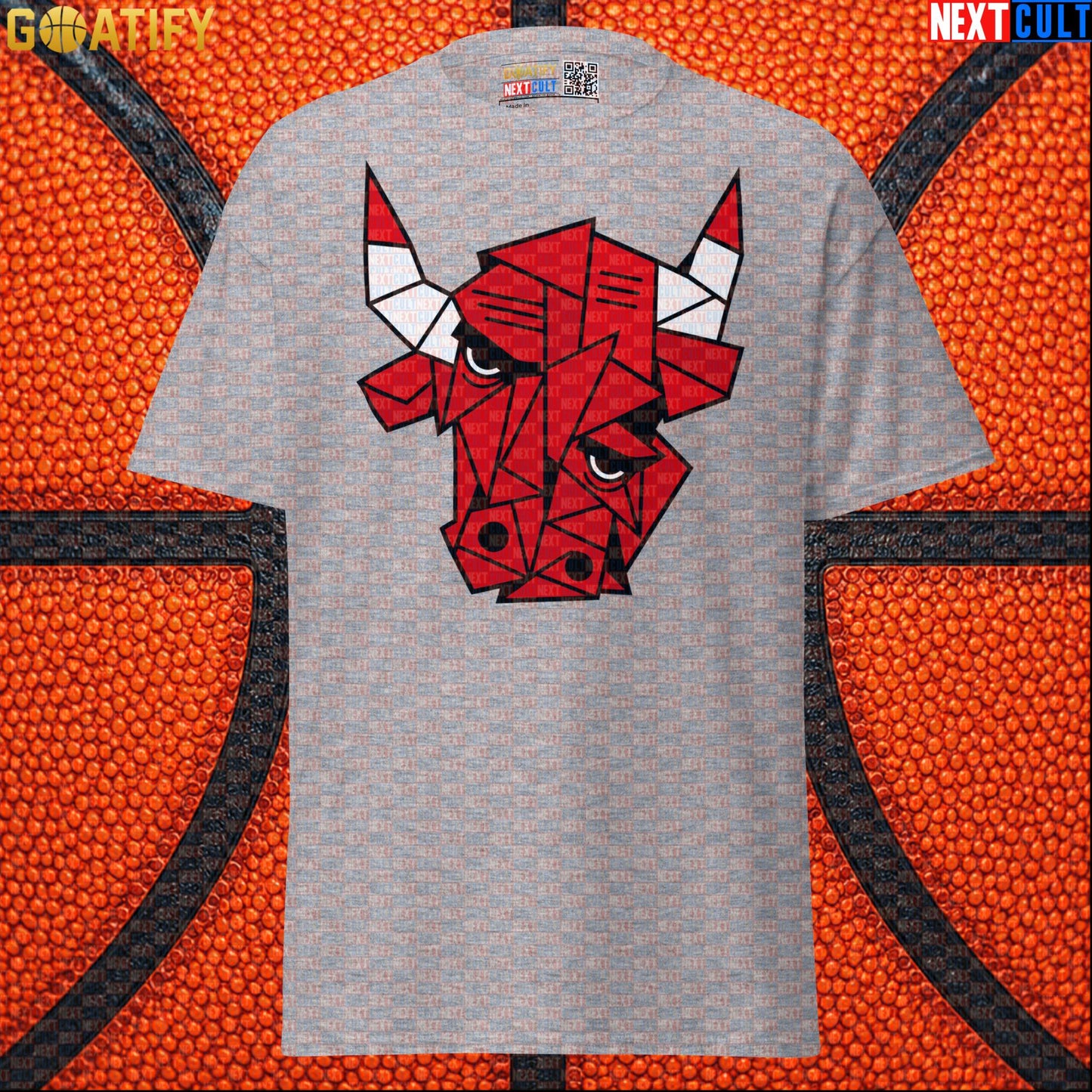 Chicago Bulls Meme T-Shirt – Picasso Bulls Cubism Art Graphic Tee for NBA Sports Fans |  | ["Basketball", "Chicago Bulls", "NBA"]