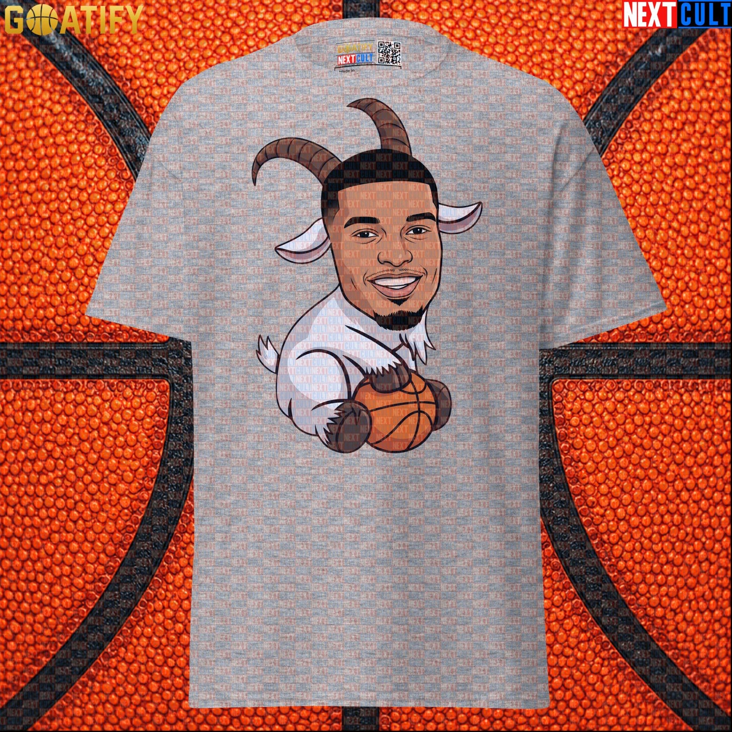 Basketball T-Shirt Victor Wembanyama GOAT Cartoon for Spurs Fans, NBA Game Day Sports Tee |  | ["Basketball", "France", "NBA", "San Antonio Spurs", "Victor Wembanyama", "Wemby"]