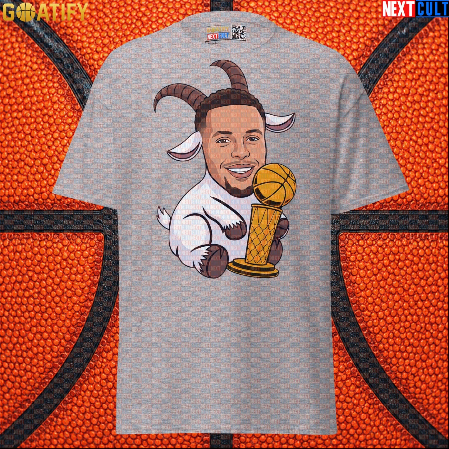 Basketball T-Shirt Stephen Curry GOAT Champion Graphic Tee for Warriors Fans & NBA Gifts |  | ["Basketball", "Golden State Warriors", "NBA", "Stephen Curry"]