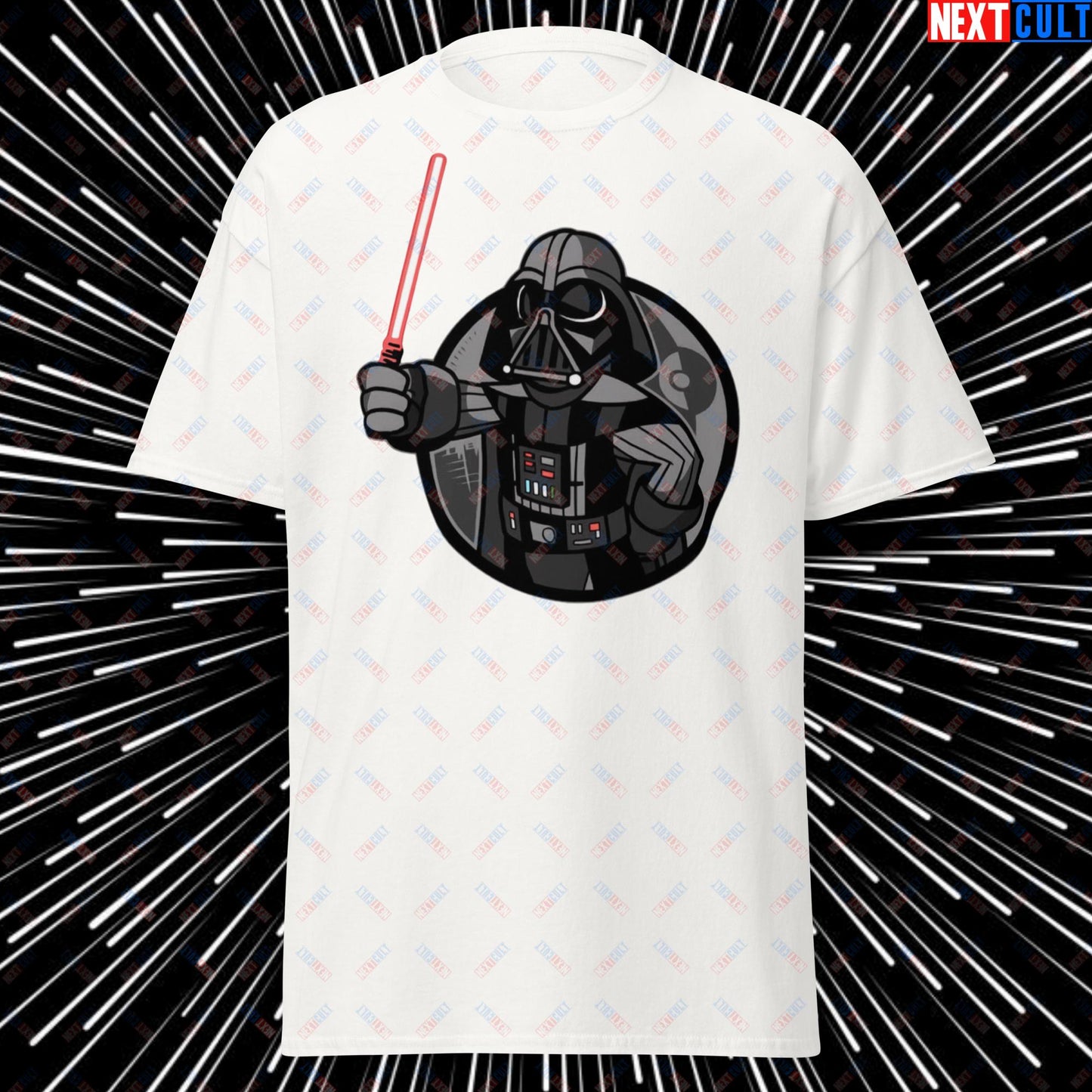 Sith Boy Darth Vader Star Wars Vault Boy Fallout Funny Cartoon Mashup Unisex tee