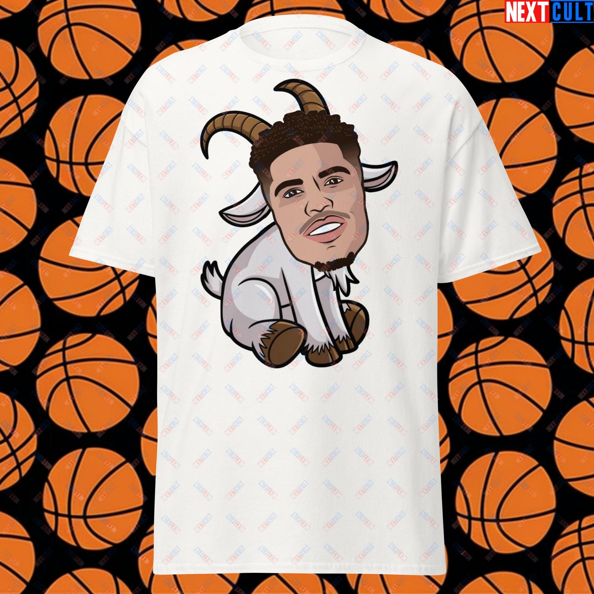 LaMelo Ball G.O.A.T. T-Shirt - Funny Basketball Meme Casual Top - Greatest of All Time Tee for Basketball Fans - Perfect Gift for LaMelo Ball Fans Unisex tee White T-shirts Basketball Charlotte Hornets G.O.A.T. LaMelo Ball NBA Next Cult Brand