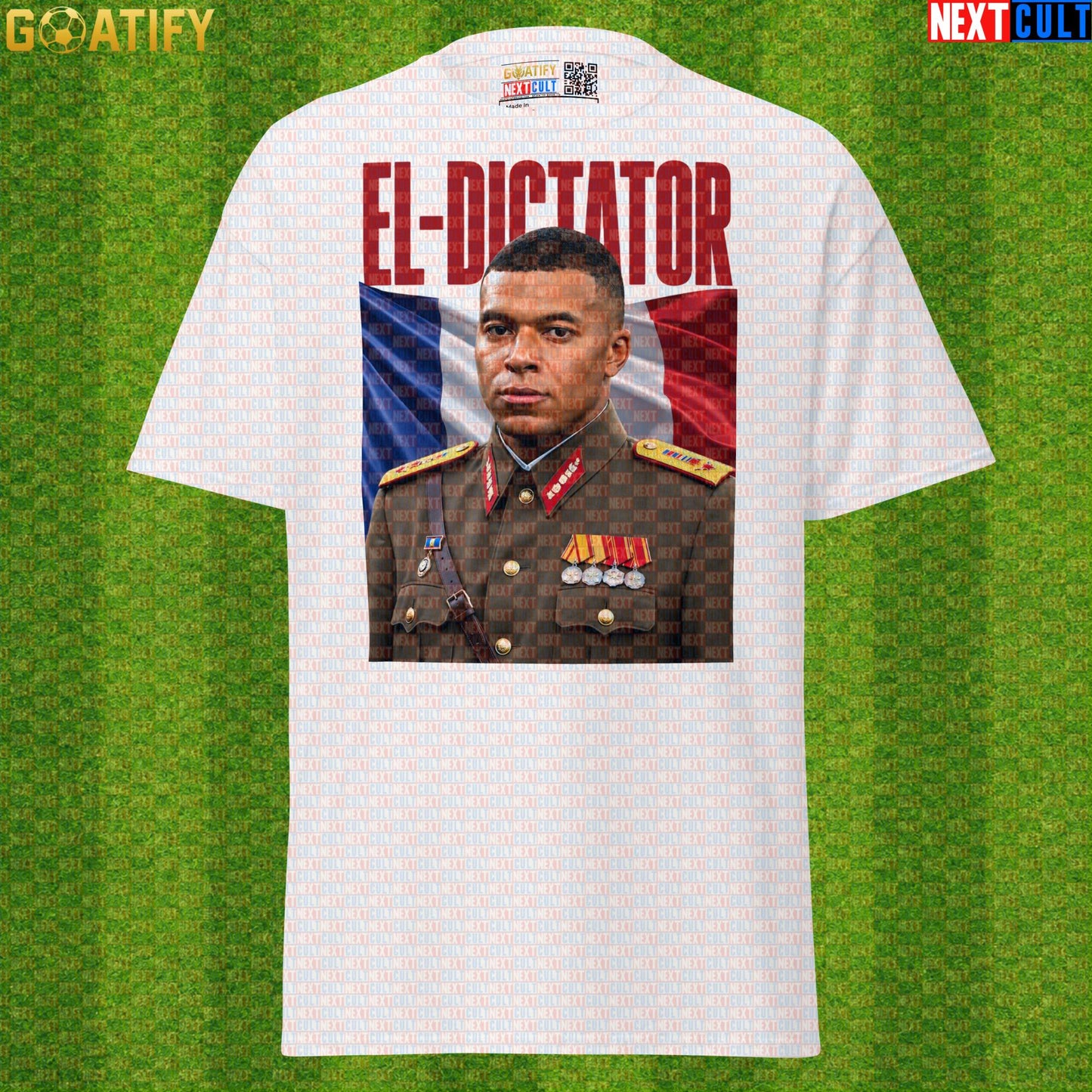 Kylian Mbappe T-Shirt – El Dictator Football Meme Graphic Tee for France and Real Madrid Fans |  | ["Football", "France", "Kylian Mbappe", "PSG", "Real Madrid", "Soccer"]