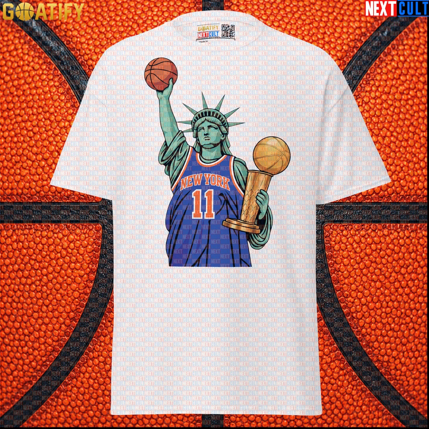 New York Knicks T-Shirt – 2026 NBA Champions Liberty Graphic Tee for Basketball Fans White Next Cult Brand